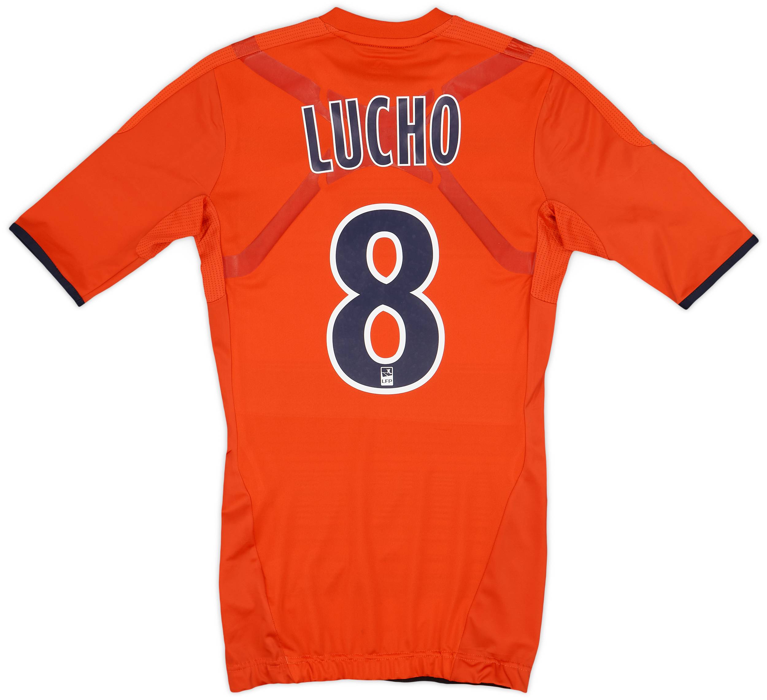 2011-12 Olympique Marseille Player Issue TechFit Third Shirt Lucho #8 - 8/10 - (S)