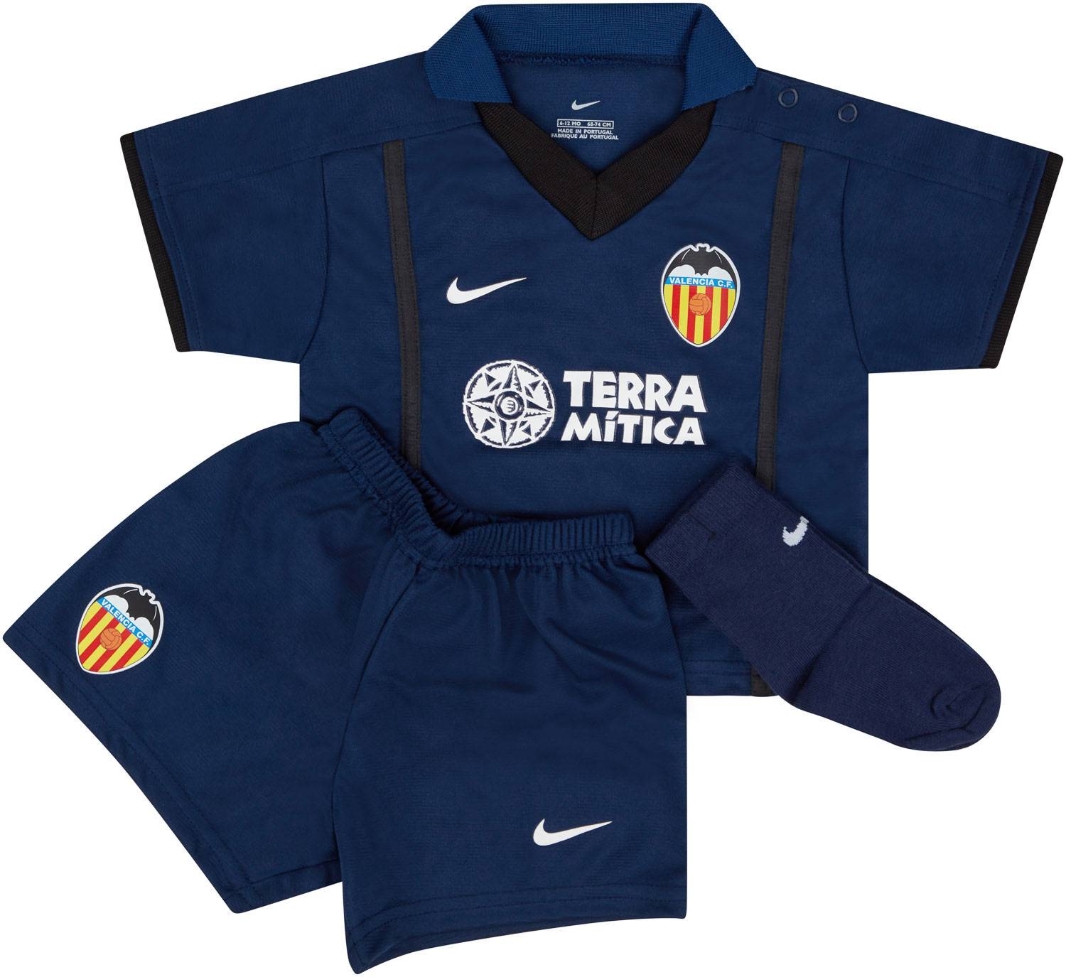 2000-01 Valencia Away Full Kit - NEW - (BABY)