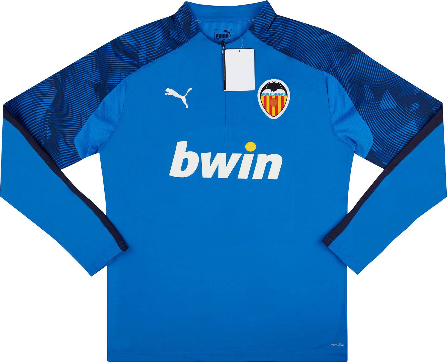 2019-20 Valencia Puma 1/2 Zip Training Top (XS)