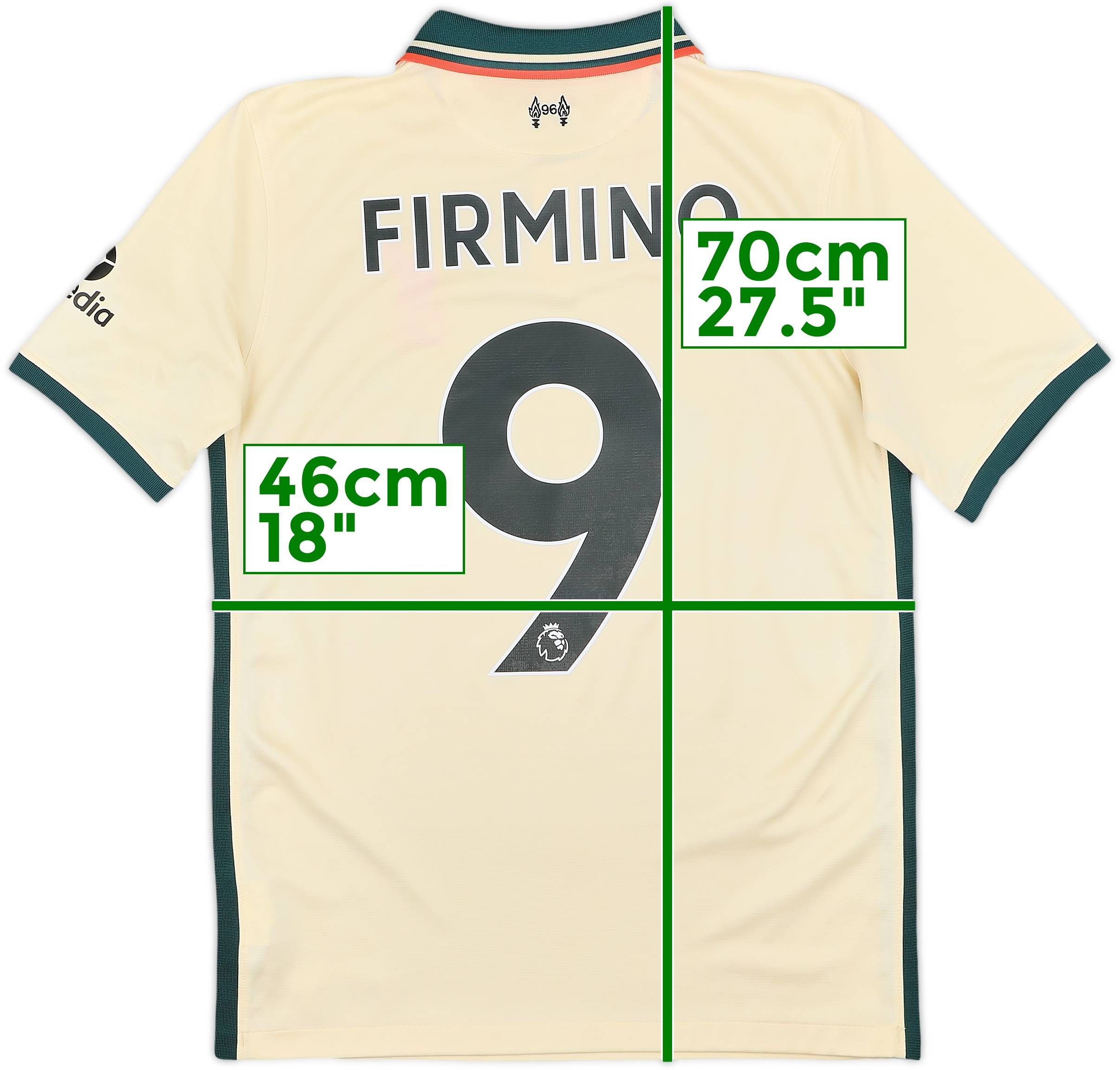 2021-22 Liverpool Away Shirt Firmino #9 - 8/10 - (XL.Boys)