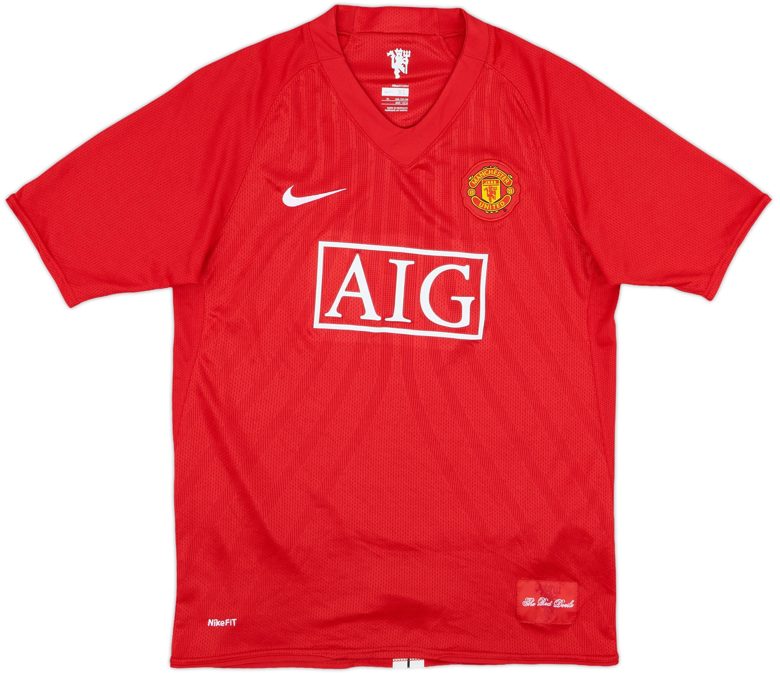 RONALDO 7 赤 シャツ 2006/2007 2006-07 Manchester United Home Shirt Ronaldo #7 - 10/10 - (S)