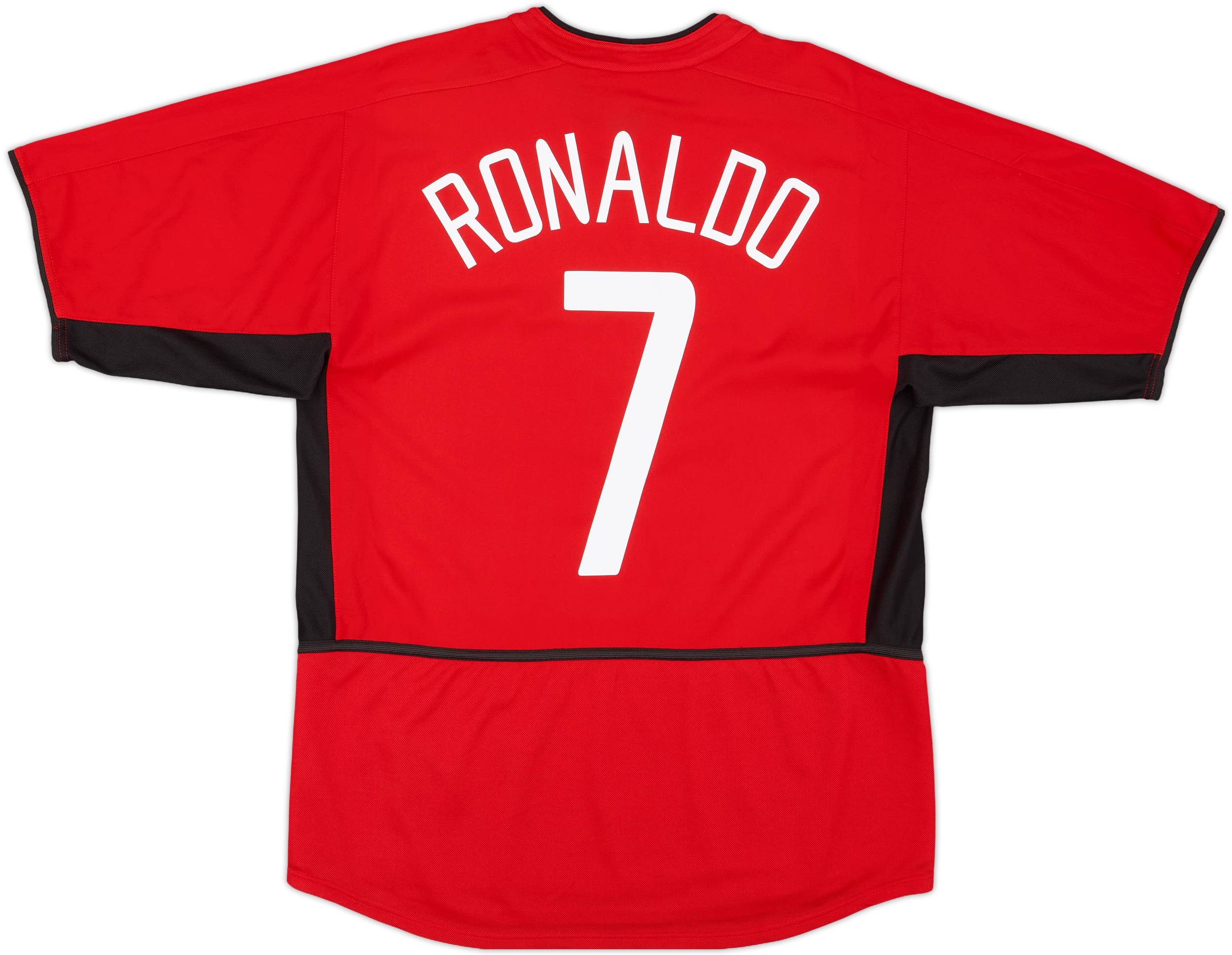 2002-04 Manchester United Home Shirt Ronaldo #7 - 8/10 - (M)