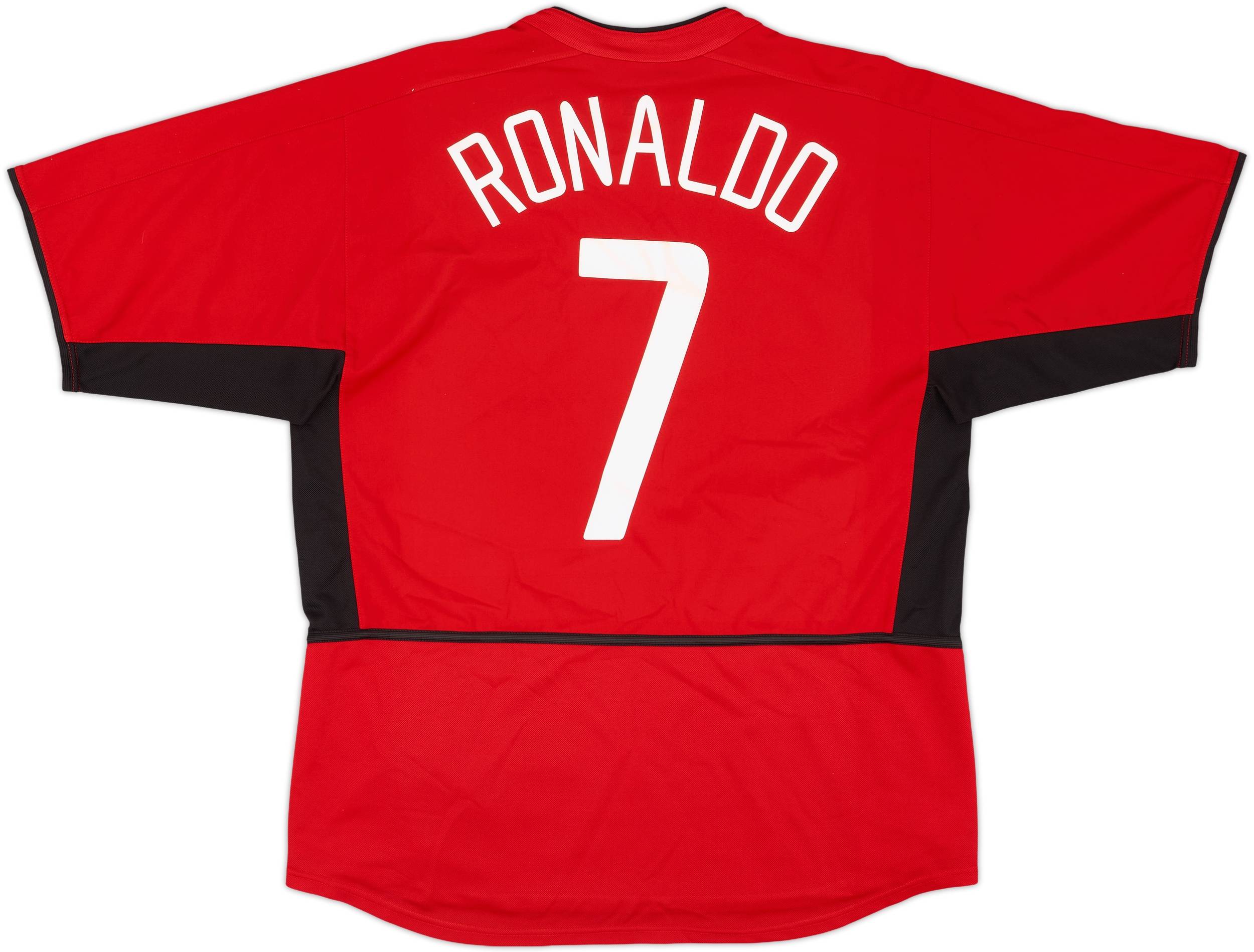 2002-04 Manchester United Home Shirt Ronaldo #7 - 7/10 - (L)