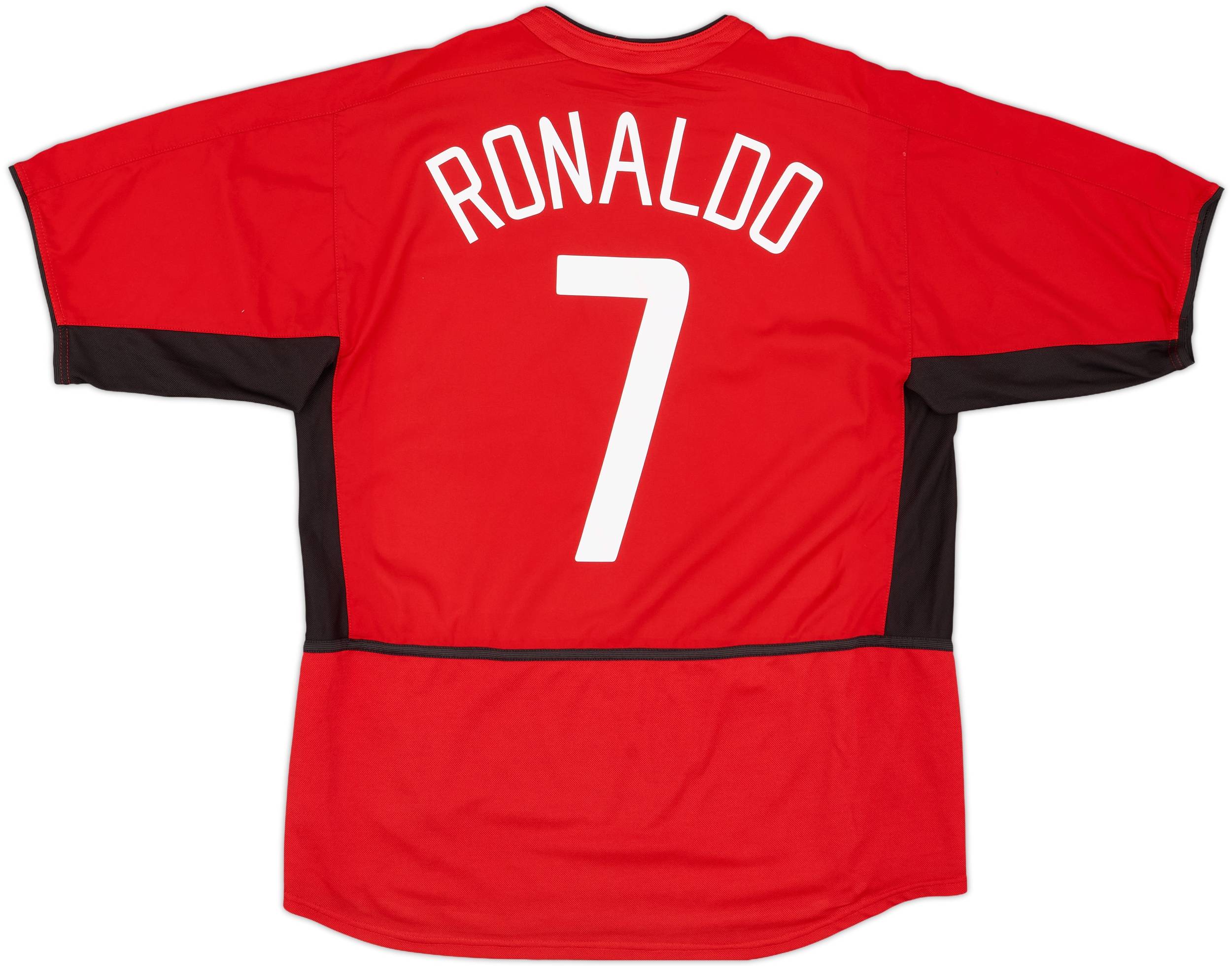 2002-04 Manchester United Home Shirt Ronaldo #7 - 7/10 - (L)