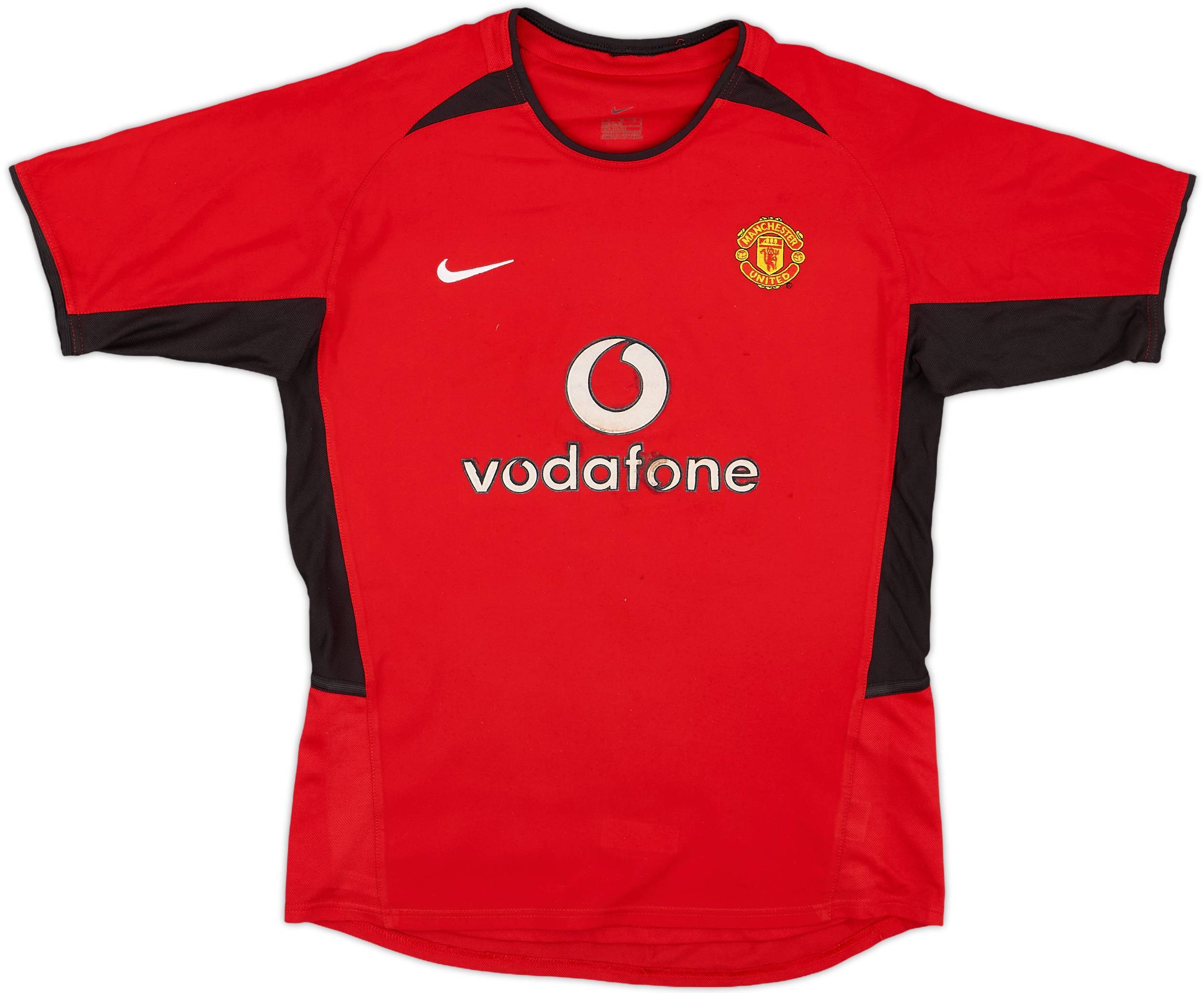 2002-04 Manchester United Home Shirt - 4/10 - (L.Boys)