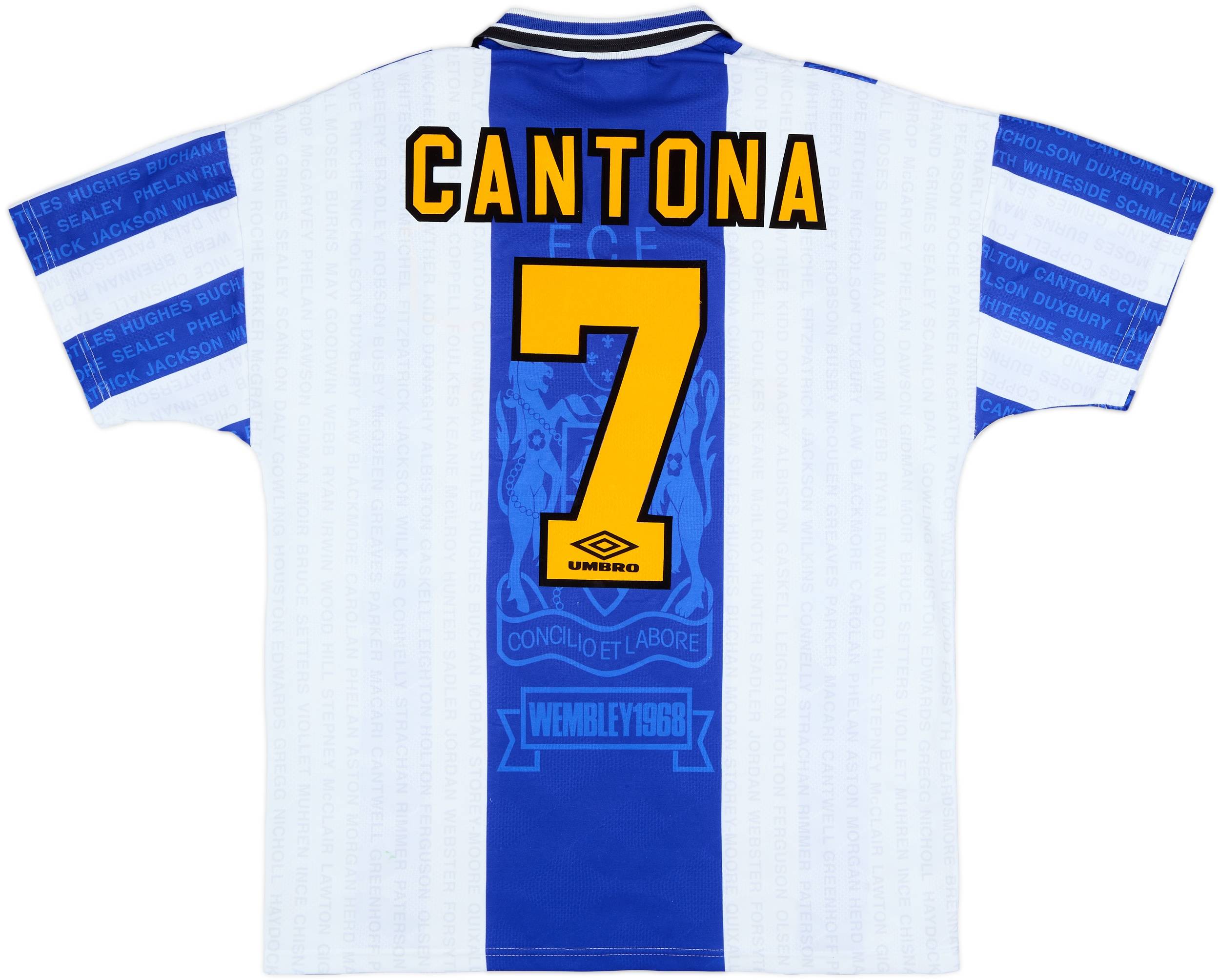 1994-96 Manchester United Third Shirt Cantona #7 - 9/10 - (L)