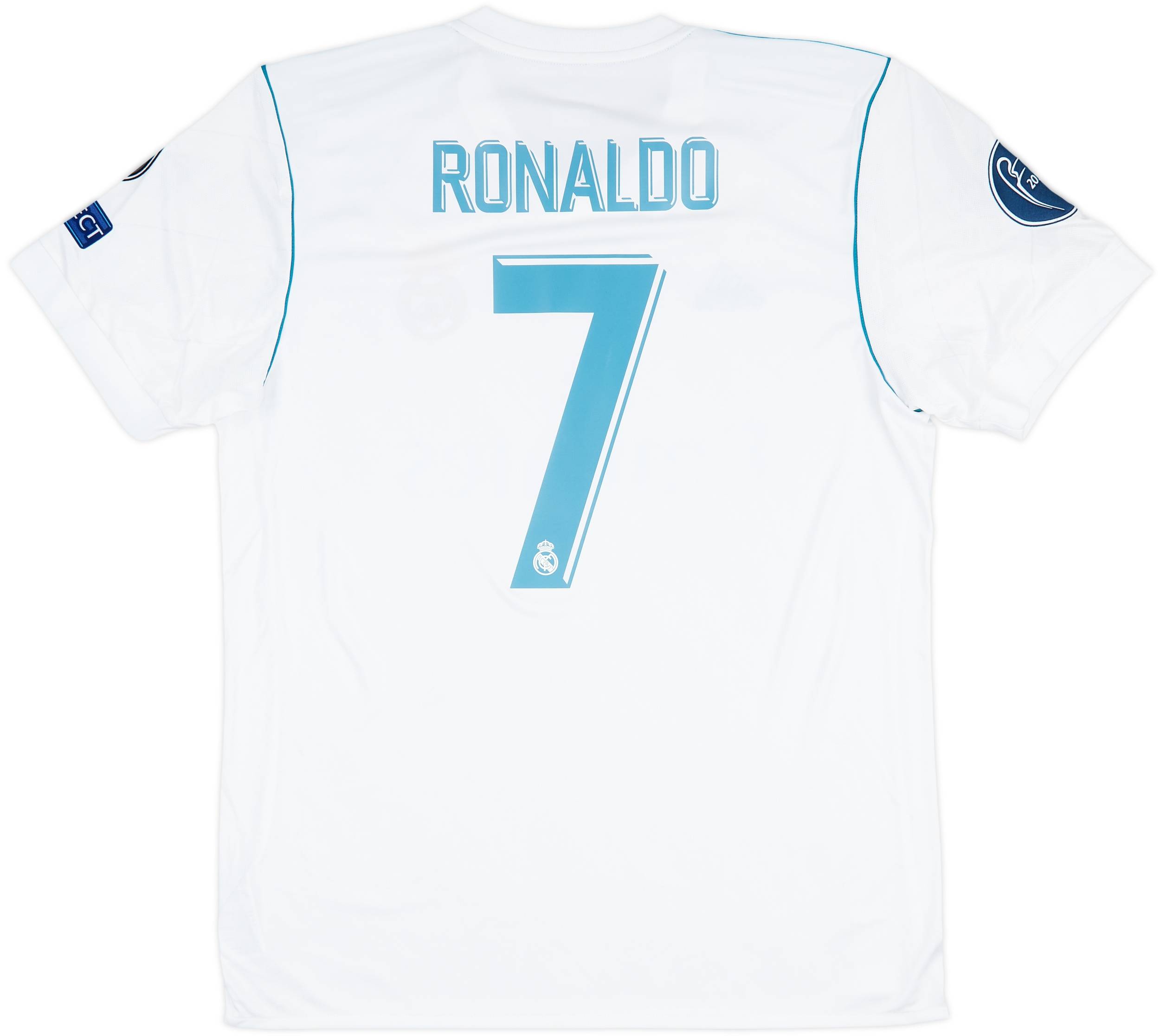 2017-18 Real Madrid 'Final Kyiv 2018' Home Shirt Ronaldo #7 (L)