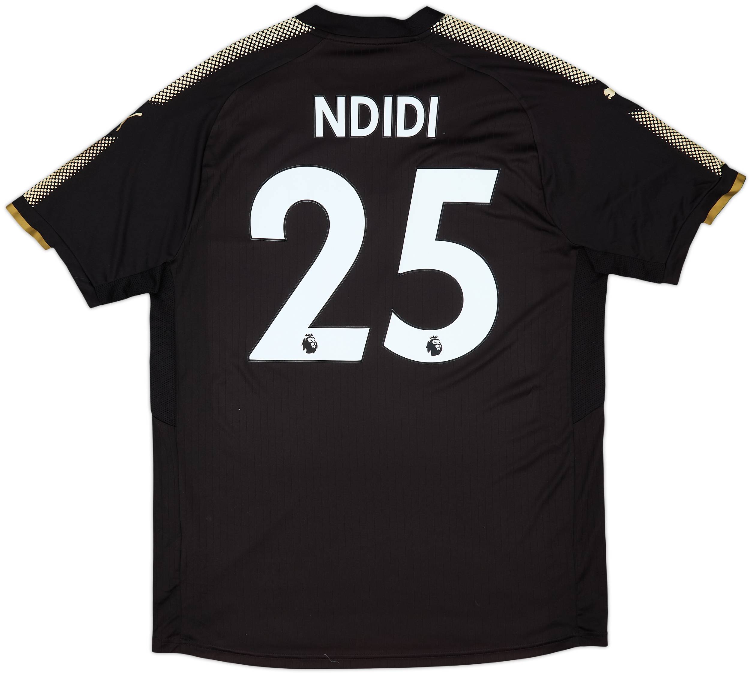 2017-18 Leicester Away Shirt Ndidi #25 - 7/10 - (XL)