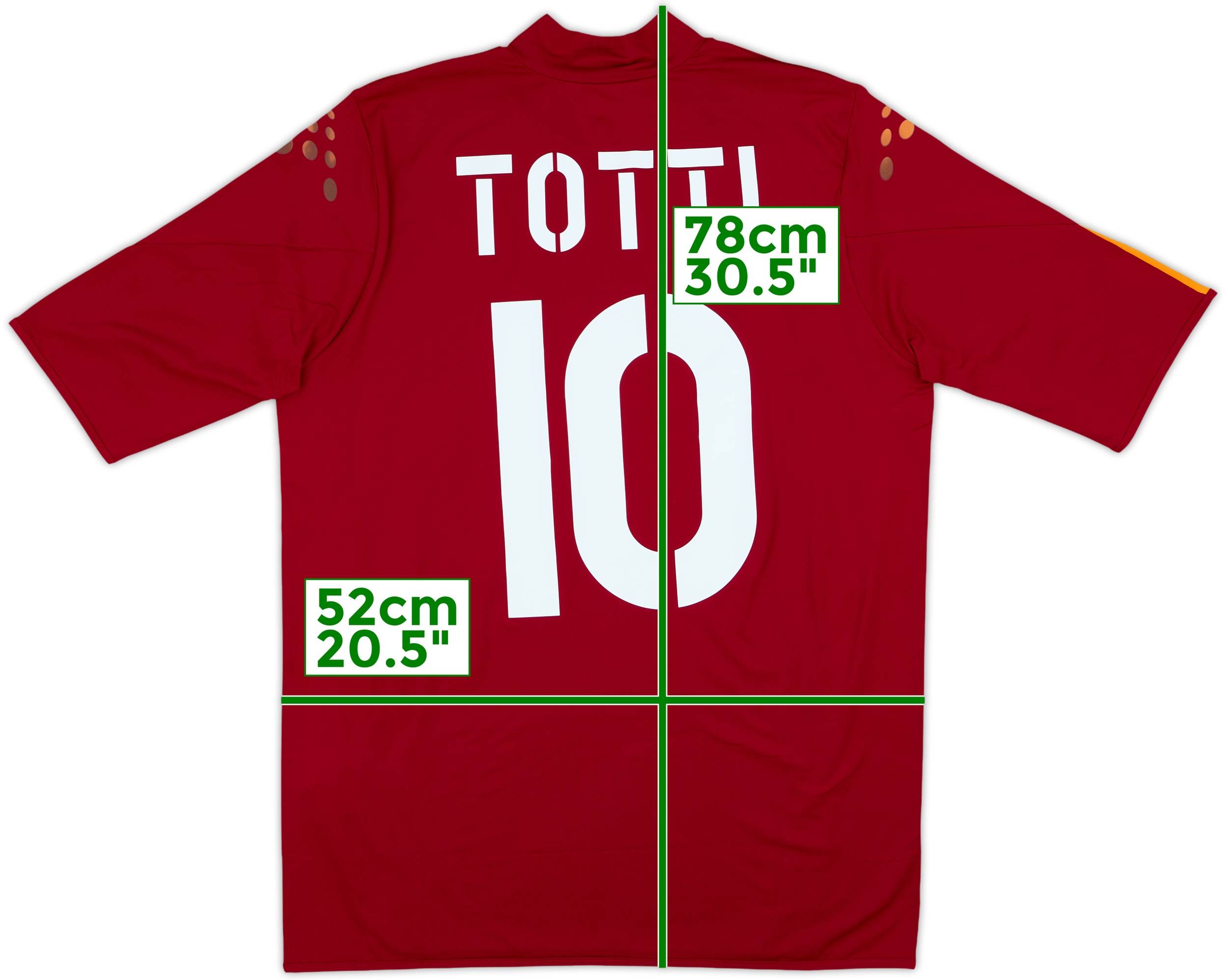 2004-05 Roma Home Shirt Totti #10 (L)