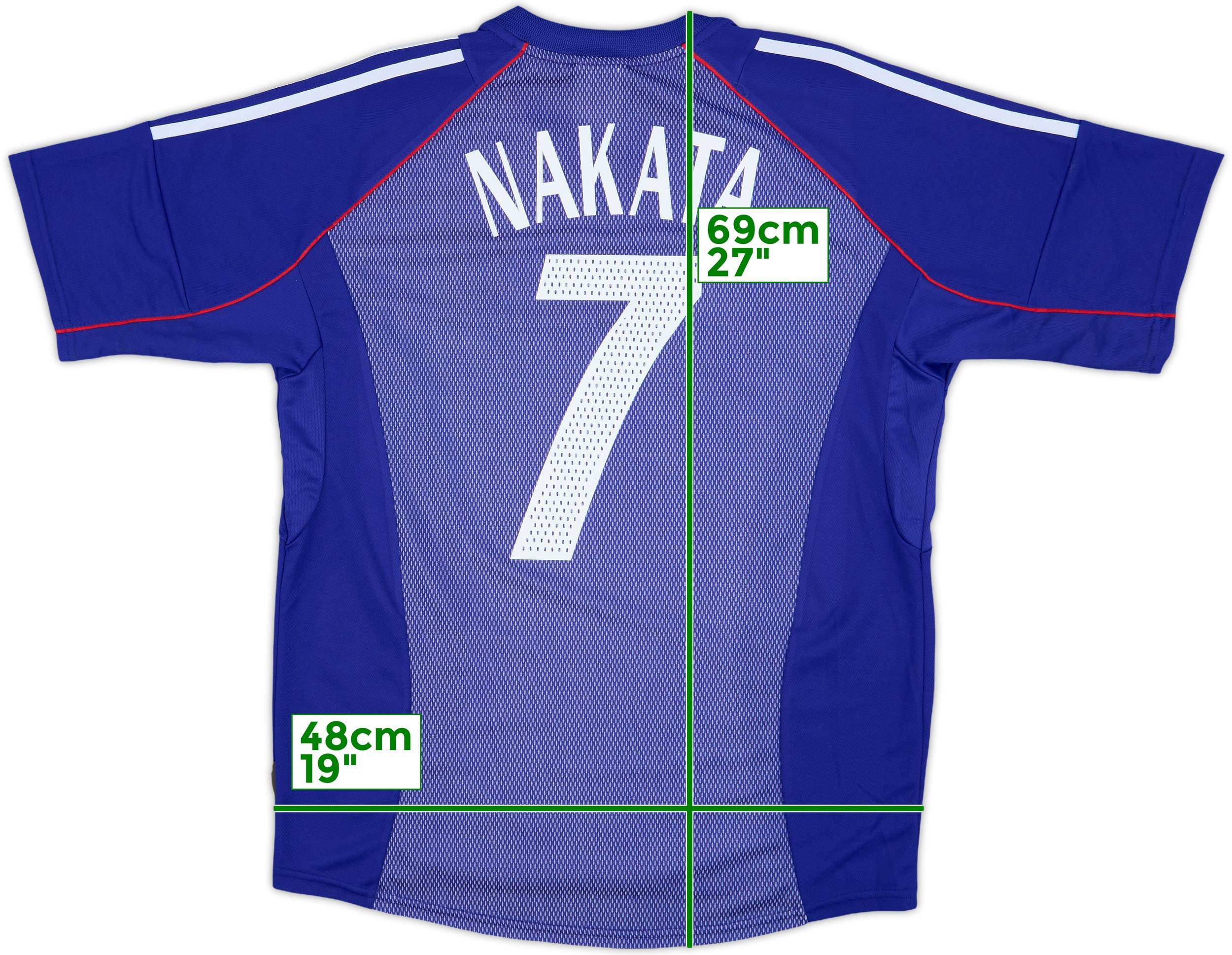 2002-04 Japan Home Shirt Nakata #7 - 9/10 - (M)