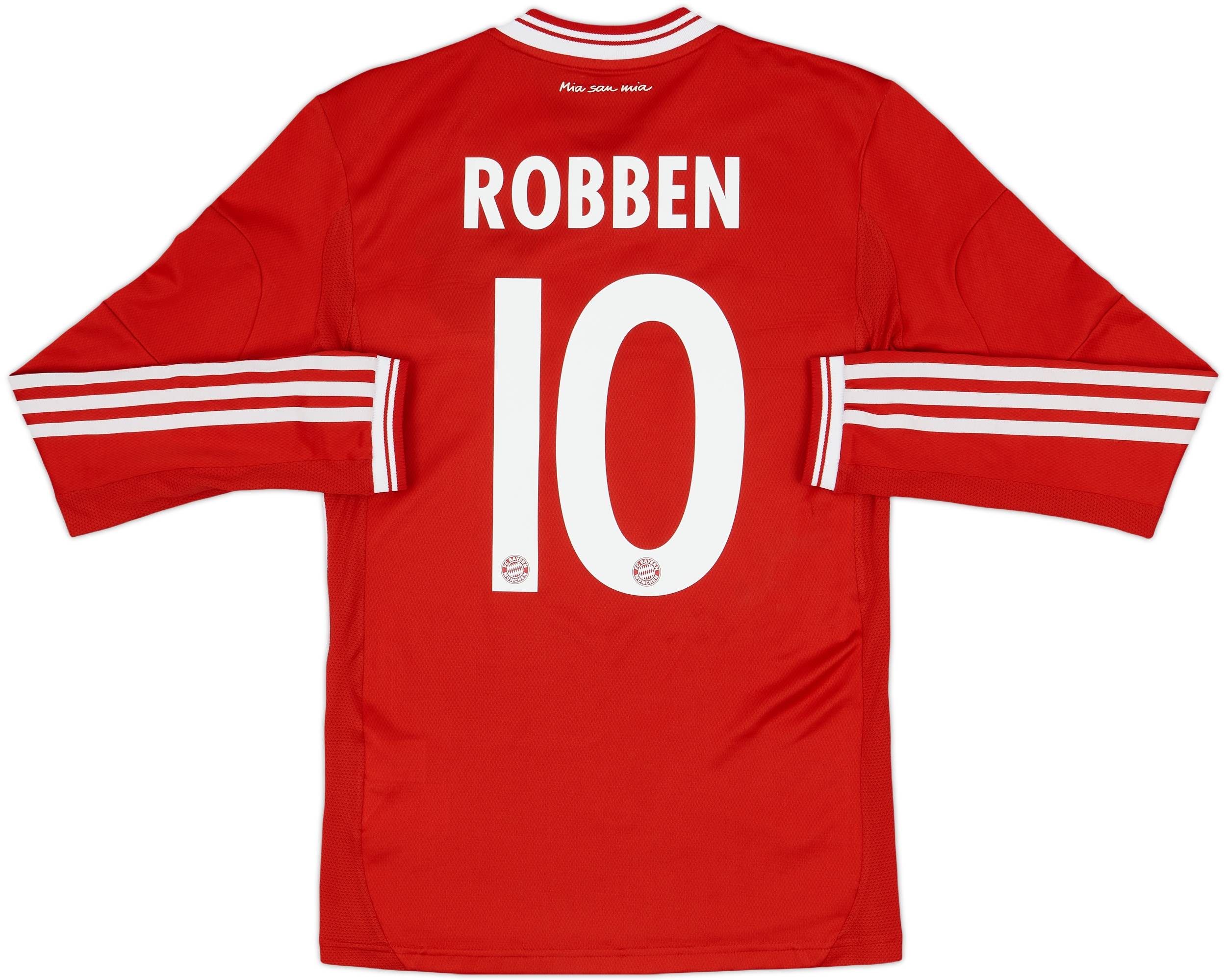 2013-14 Bayern Munich Player Issue L/S Shirt Robben #10 - 7/10 - (S)