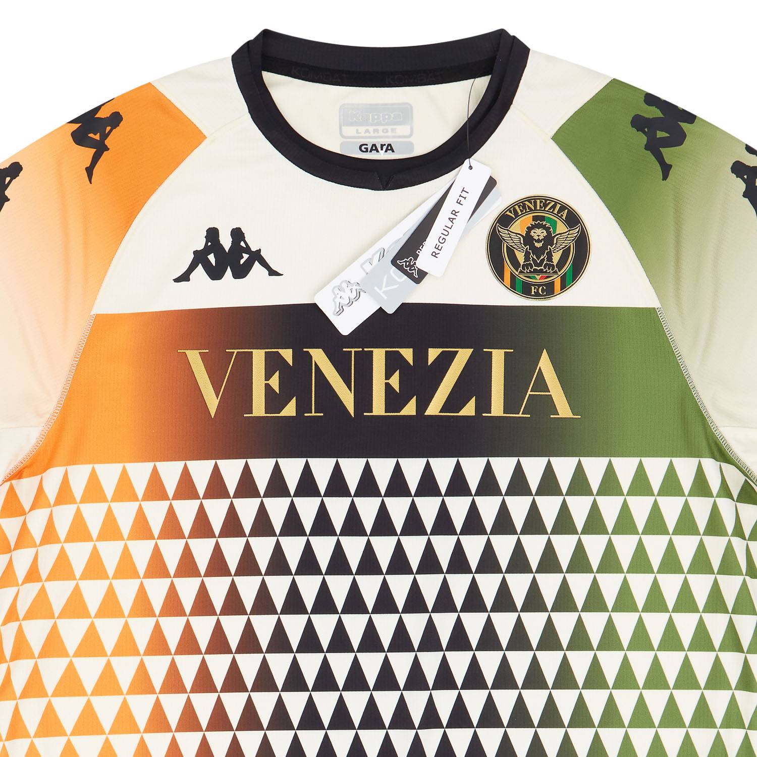 ウェア Venezia 2021-22 Kappa Away Kit Kappa Venezia FC 21/22 Away Jersey - Cream/Off White - Mens