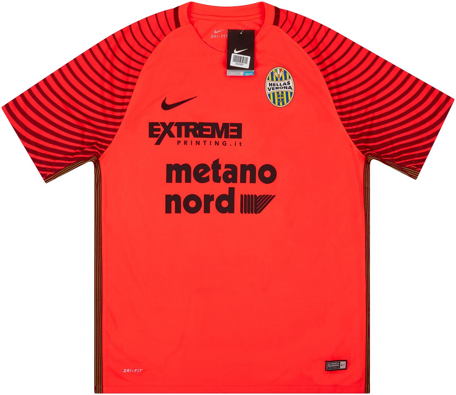 2016-17 Hellas Verona GK S/S Shirt