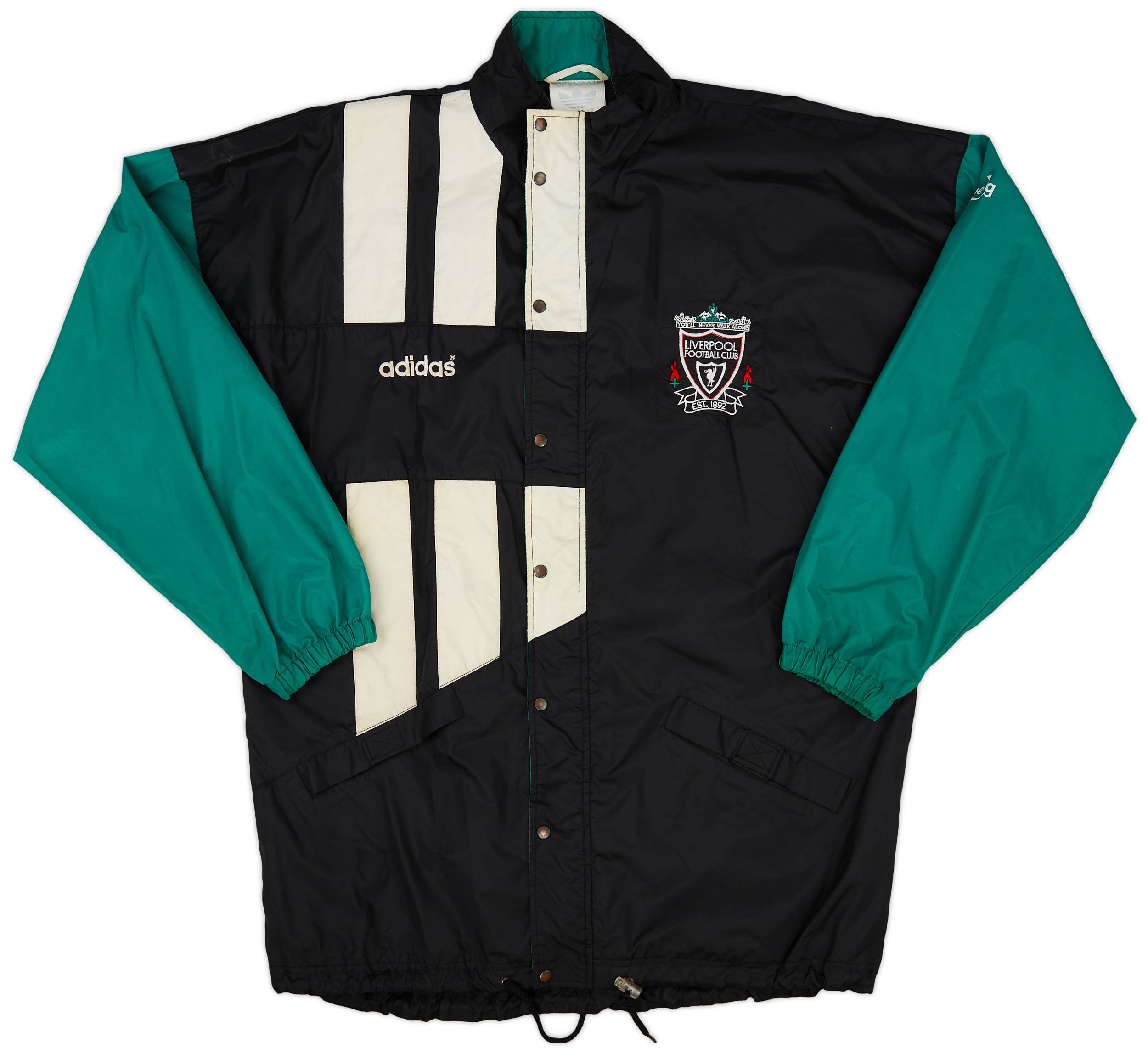 1992 93 Liverpool adidas Centenary Rain Jacket 8 10 L
