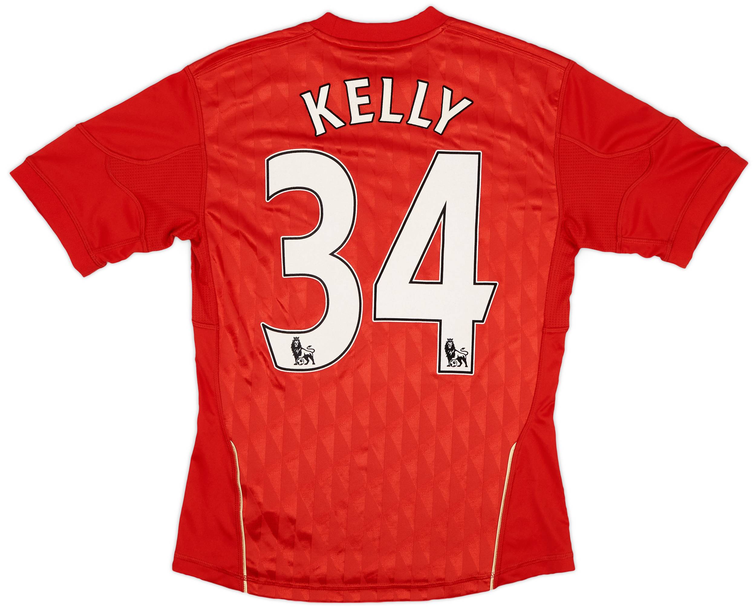 2010-12 Liverpool Home Shirt Kelly #34 - 7/10 - (Women's S)