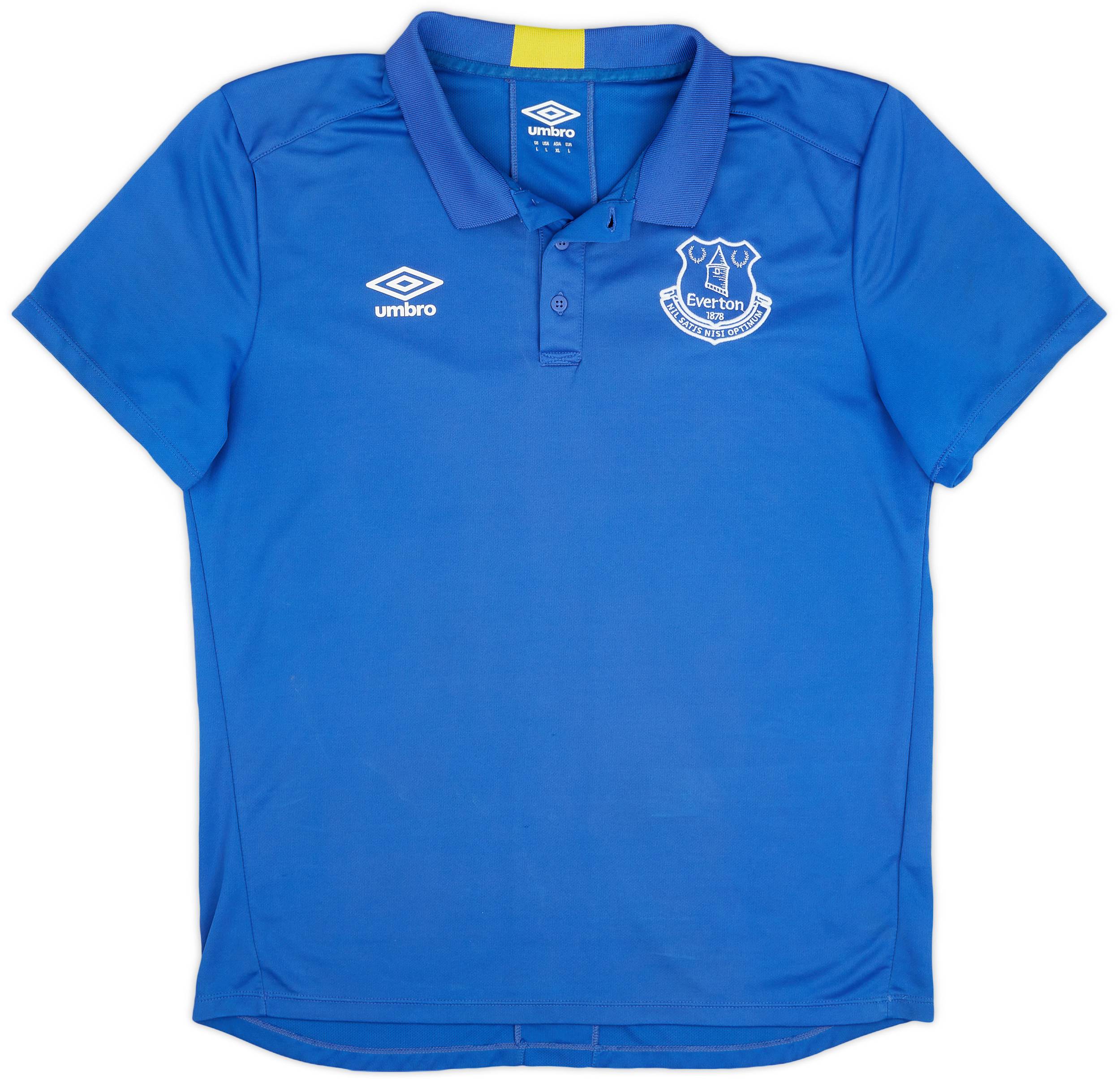 2016-17 Everton Umbro Polo Shirt - 8/10 - (L)