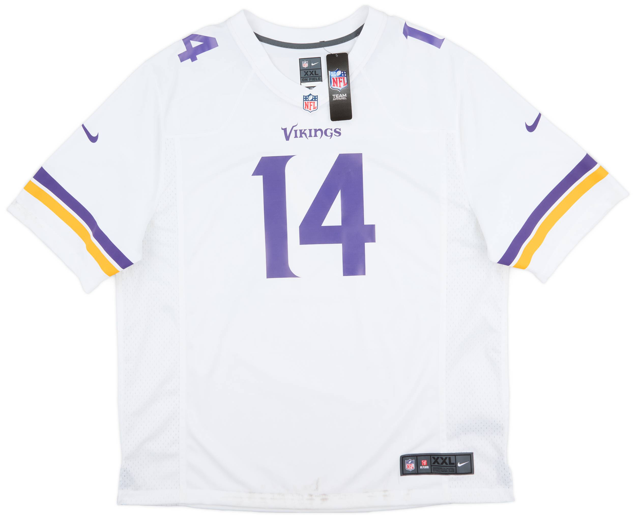 2015 19 Minnesota Vikings Diggs 19 Nike Game Away Jersey XXL