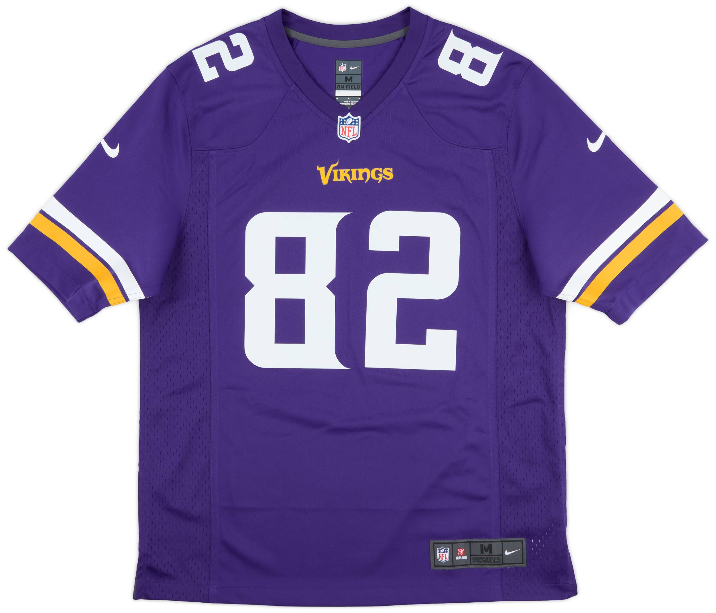 2013 20 Minnesota Vikings Rudolph 82 Nike Game Home Jersey Excellent M