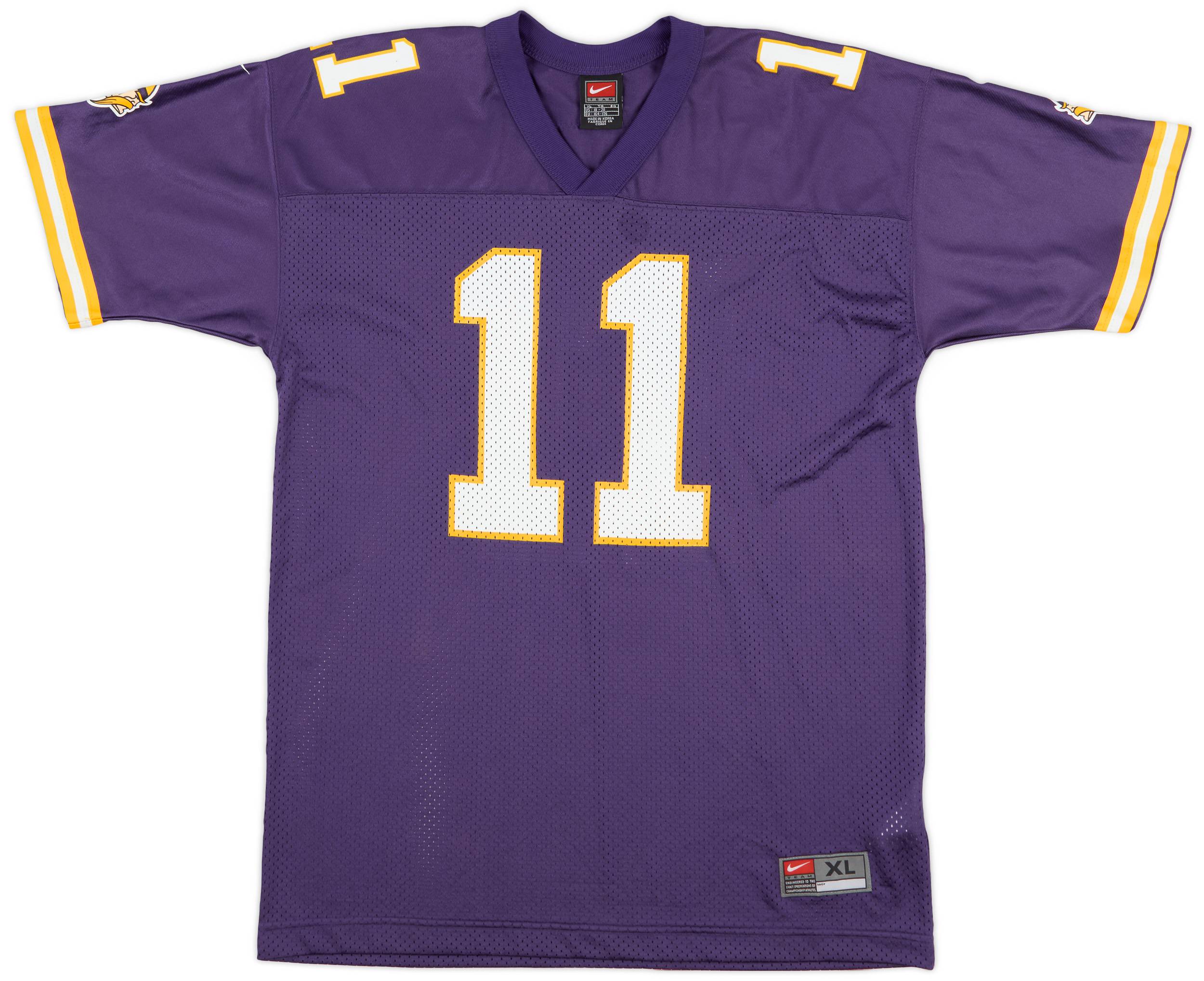 1999 00 Minnesota Vikings Culpepper 11 Nike Home Jersey Excellent XL.Kids