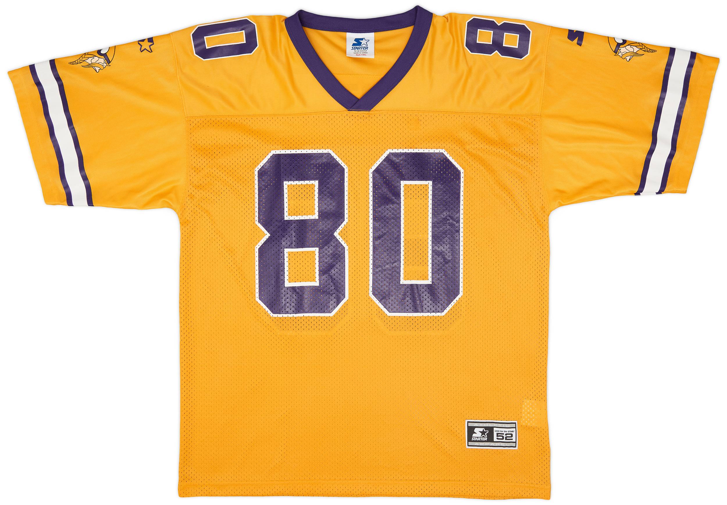 1995 98 Minnesota Vikings Carter 80 Starter Alternate Jersey Excellent XL