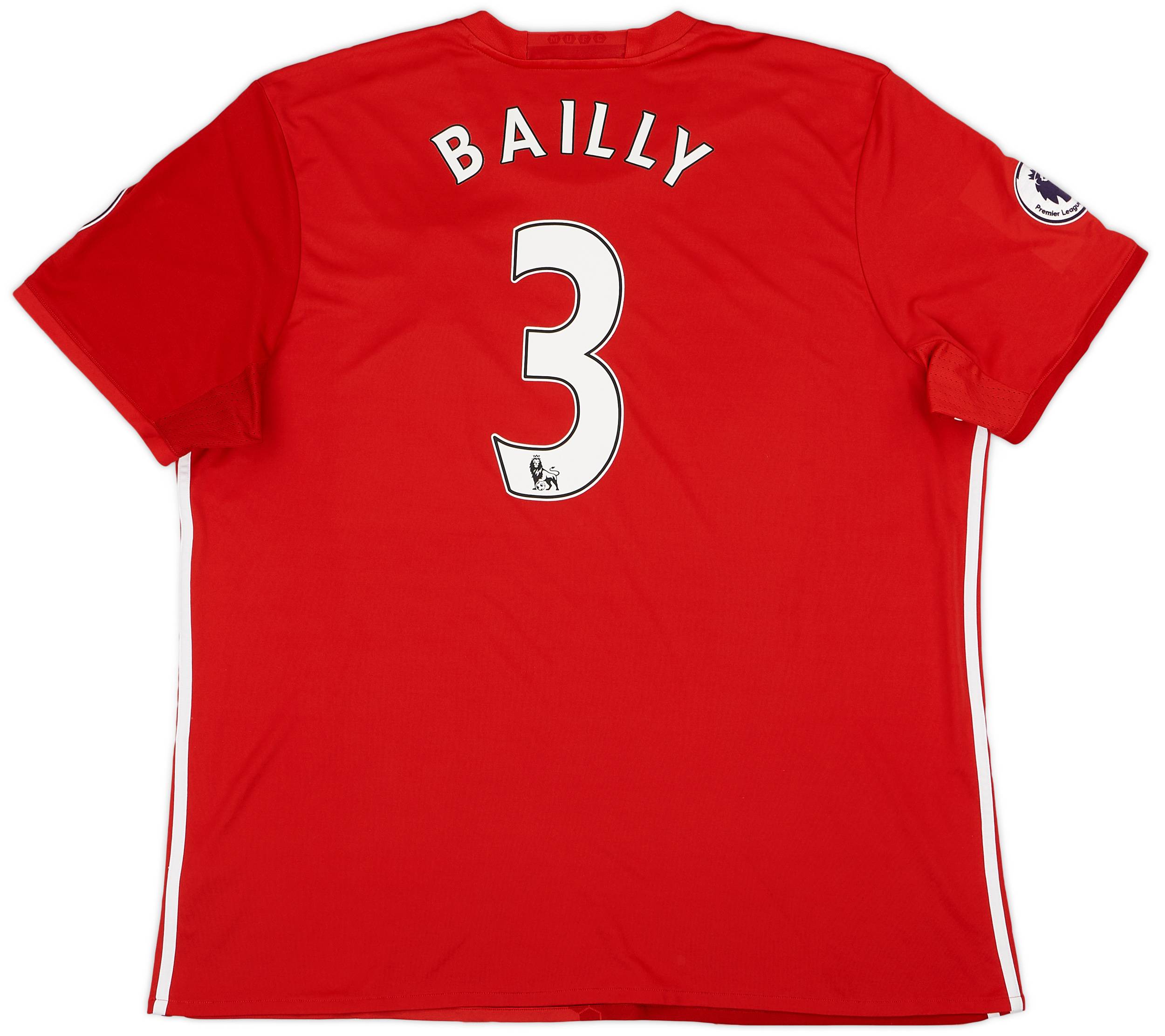 2016-17 Manchester United Home Shirt Bailly #3 - 9/10 - (XXL)