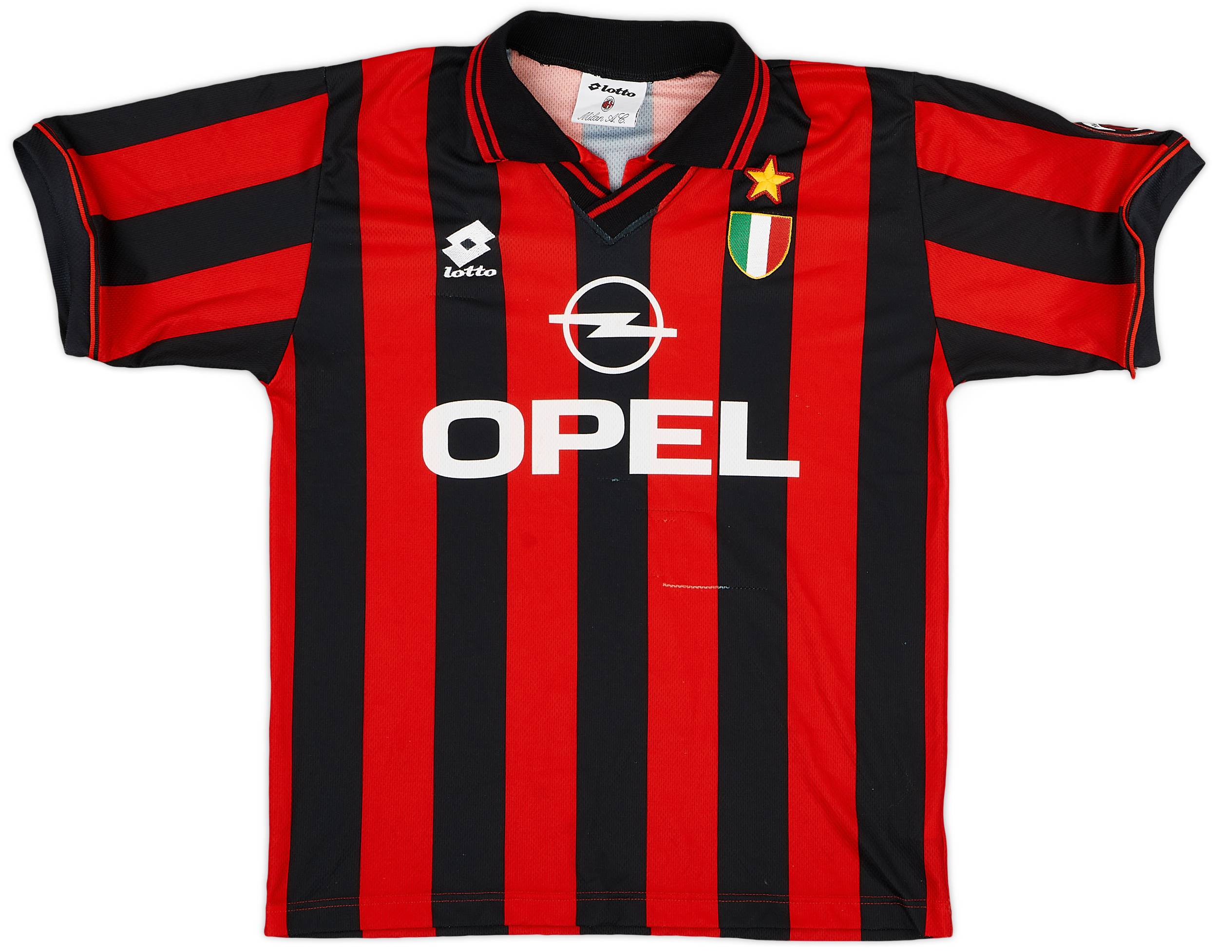 1996-97 AC Milan Home Shirt - 8/10 - (L)