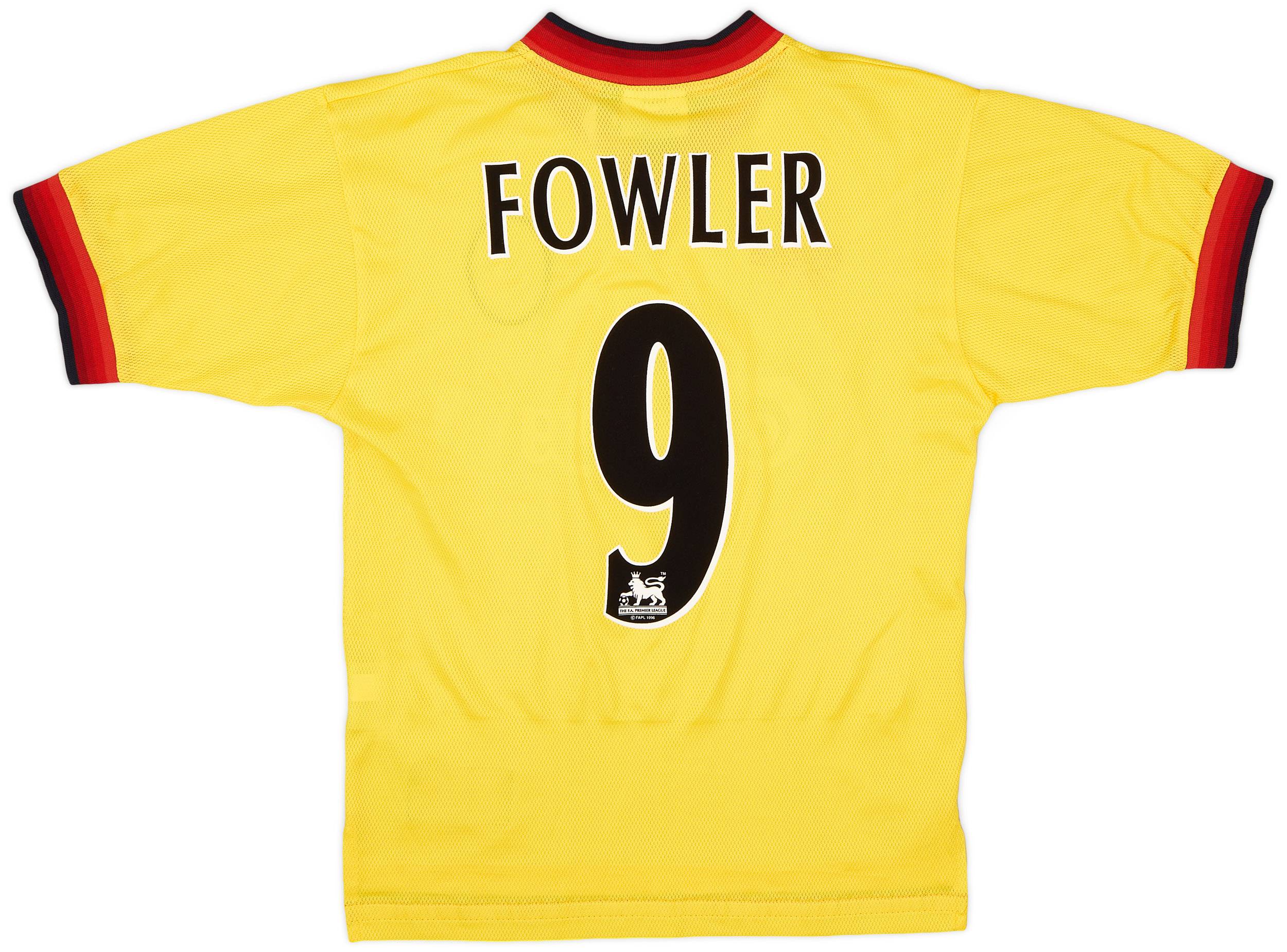 1997-99 Liverpool Away Shirt Fowler #9 - 10/10 - (S)