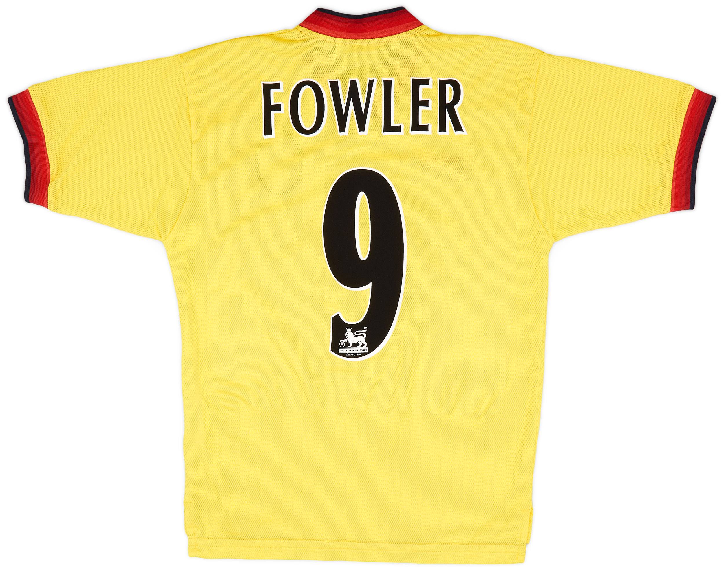 1997-99 Liverpool Away Shirt Fowler #9 - 9/10 - (S)
