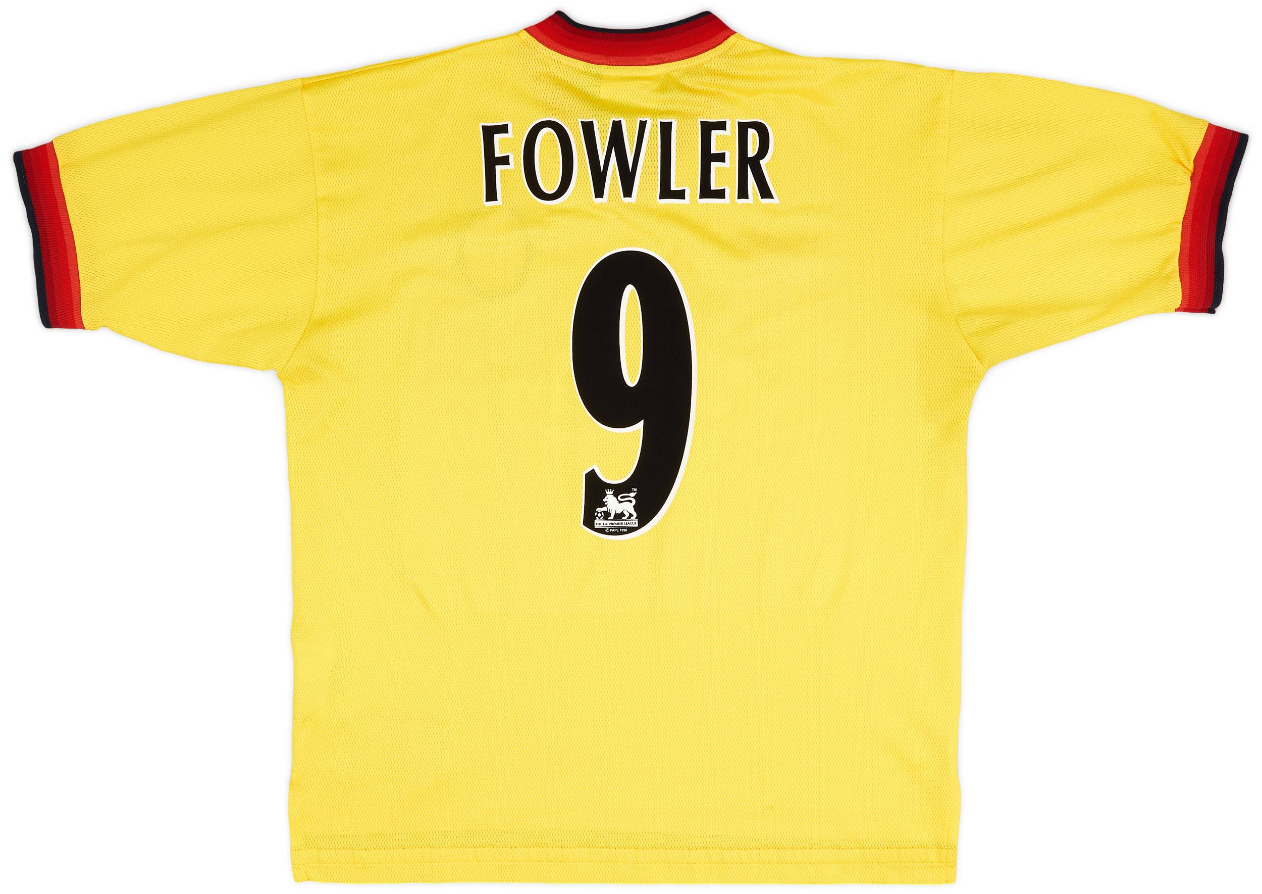 1997-99 Liverpool Away Shirt Fowler #9 - 9/10 - (L)