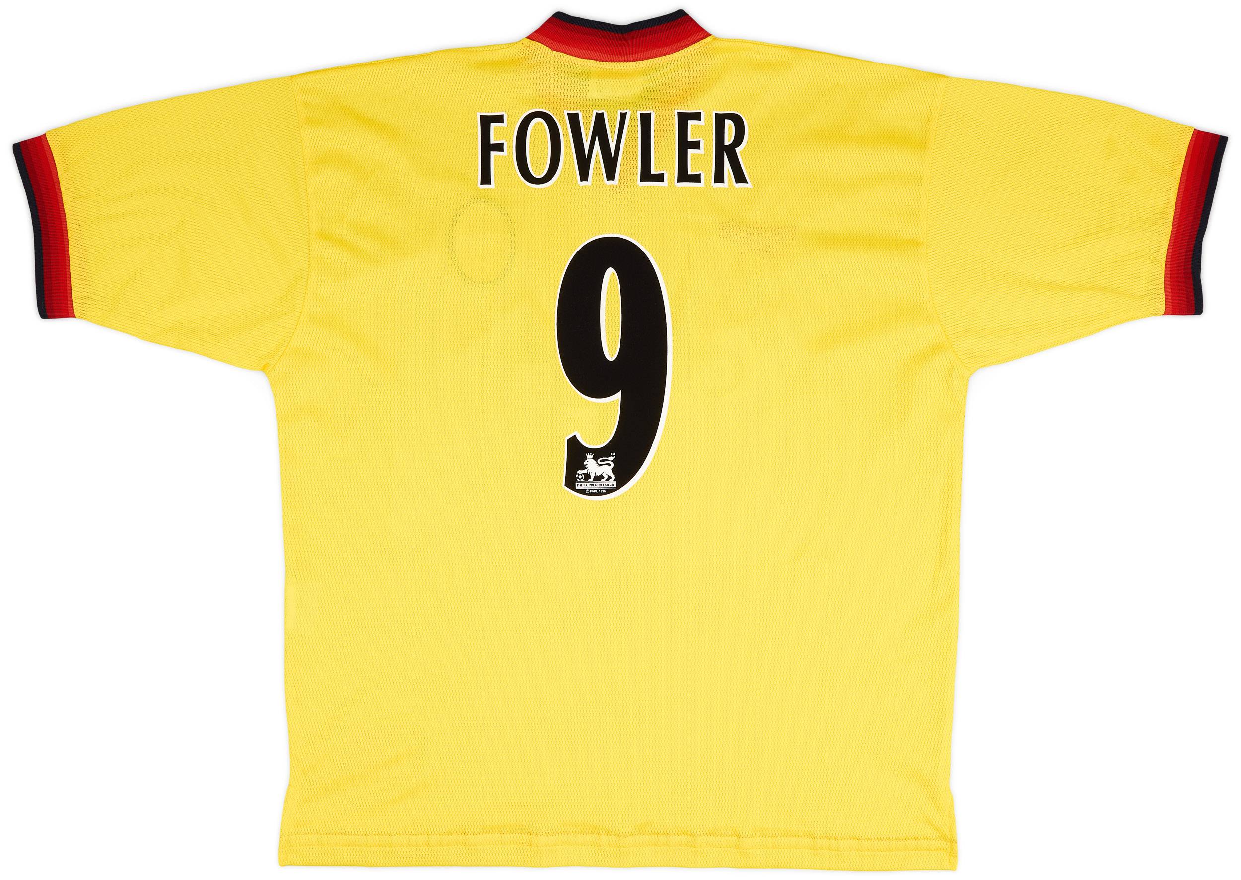 1997-99 Liverpool Away Shirt Fowler #9 - 9/10 - (XL)