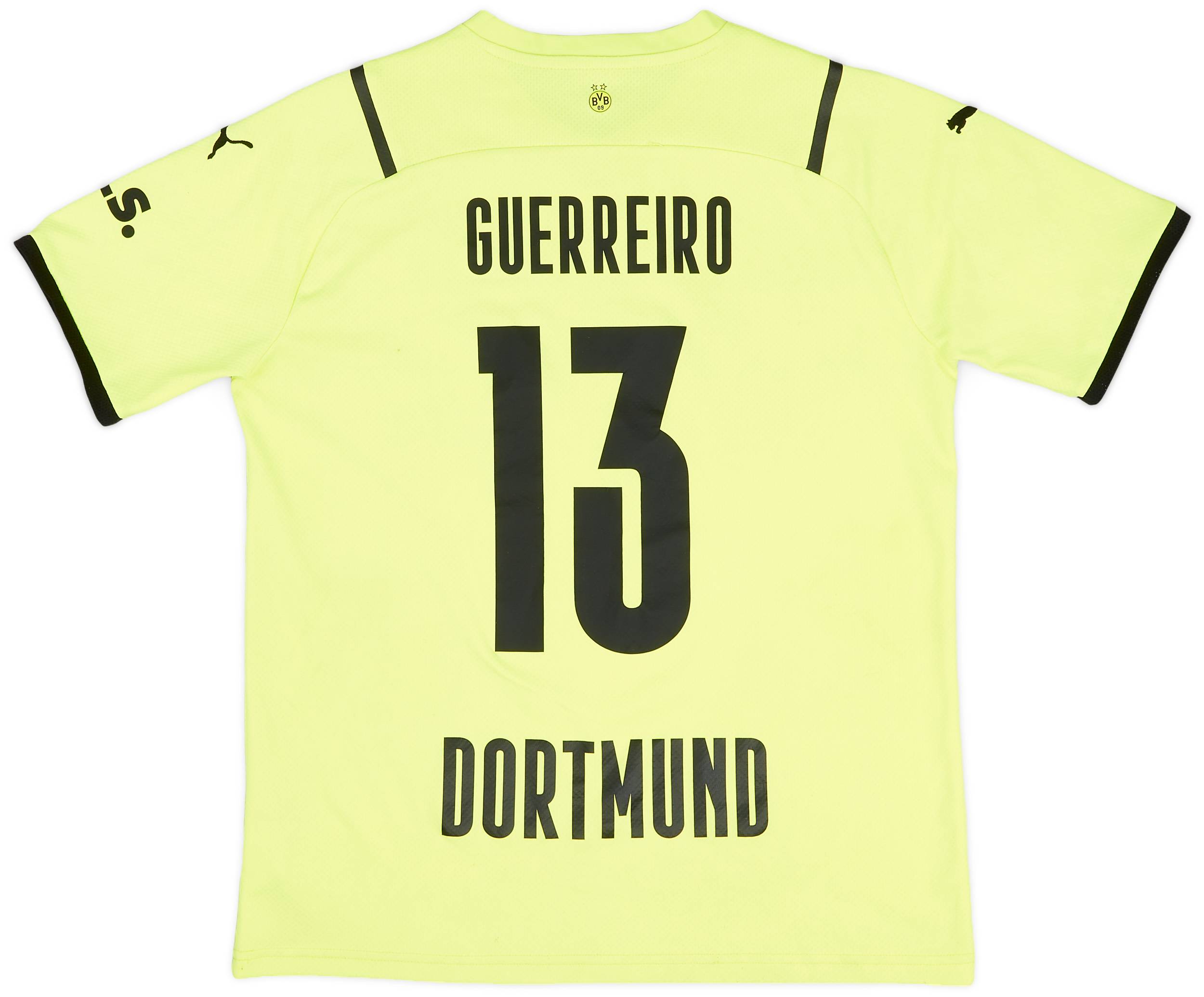 2021-22 Borussia Dortmund European Home Shirt Guerreiro #13 - 7/10 - (M)