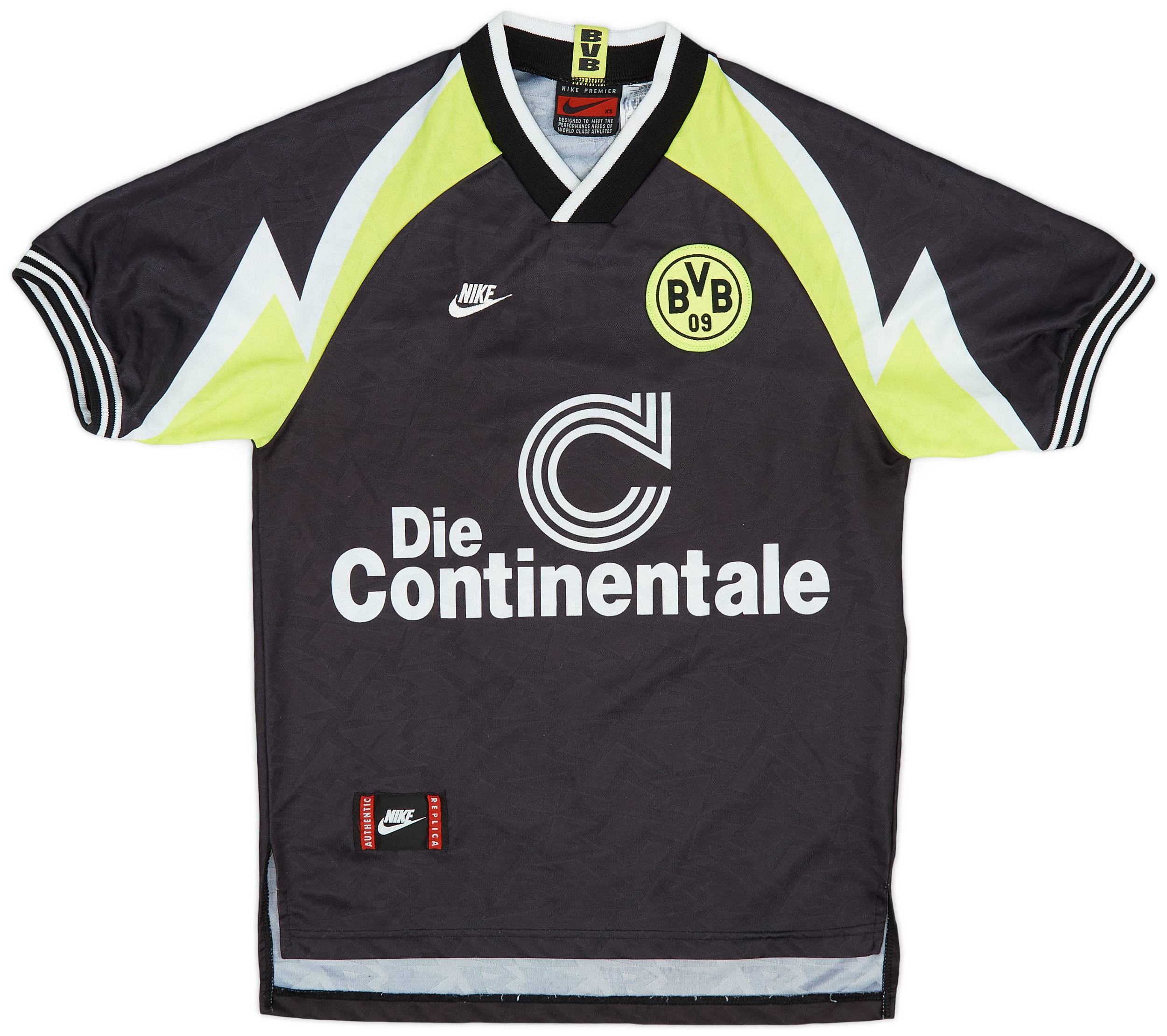 1995 96 Borussia Deutscher Meister Dortmund Away Shirt 6 10 XS