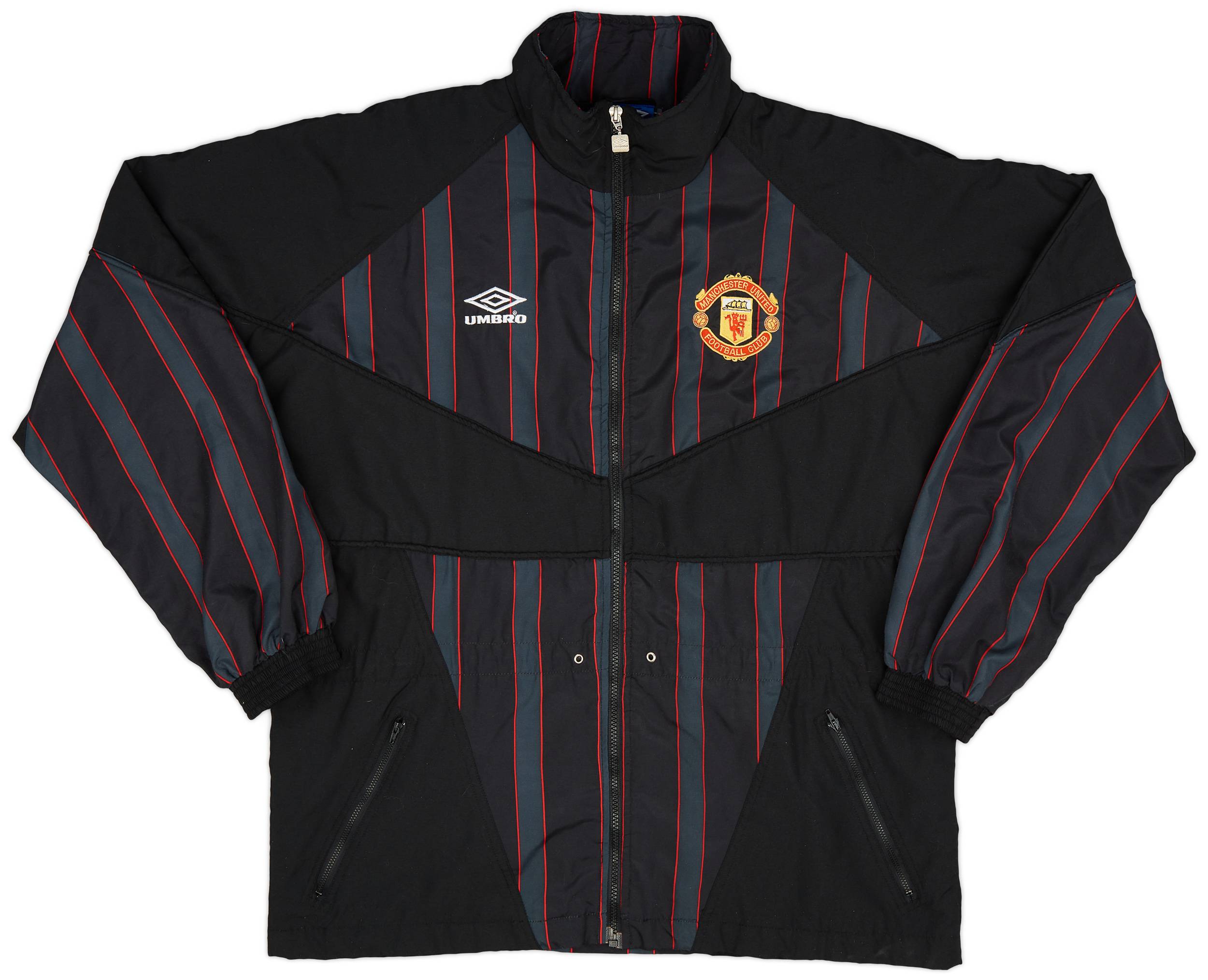 1996-97 Manchester United Umbro Bench Coat - 9/10 - (XL)