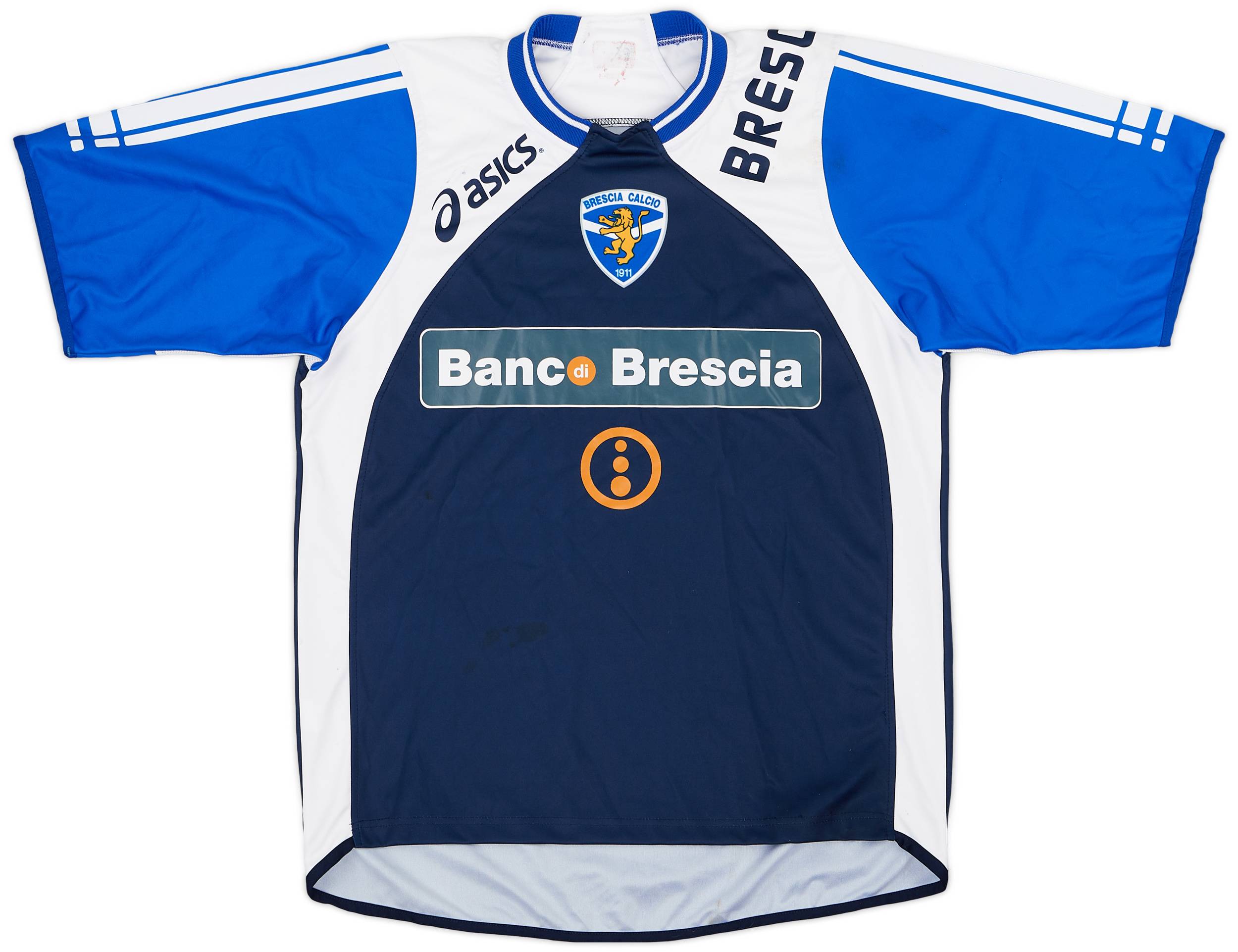2007 08 Brescia Asics Training Shirt 8 10 M