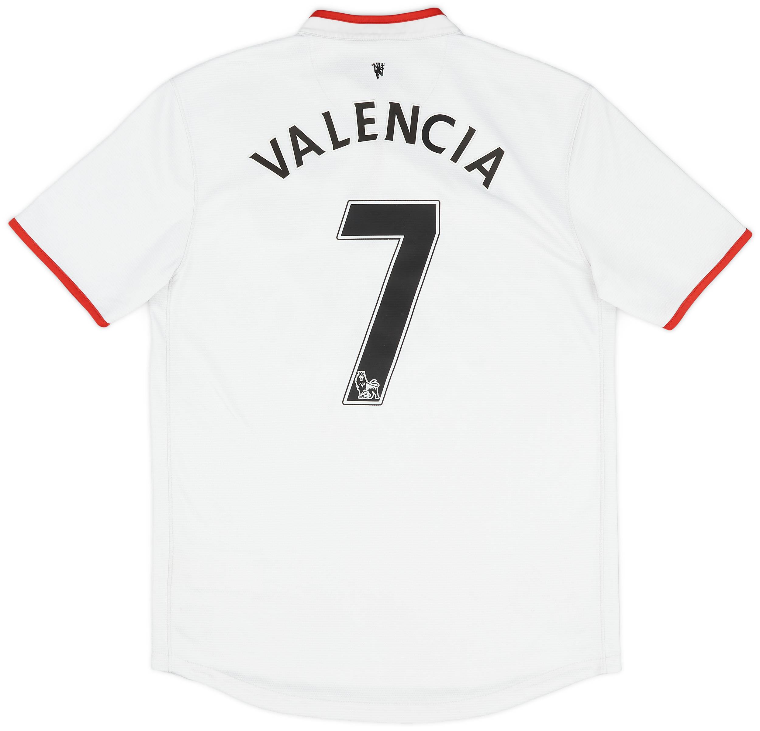 2012-14 Manchester United Away Shirt Valencia #7 - 6/10 - (M)