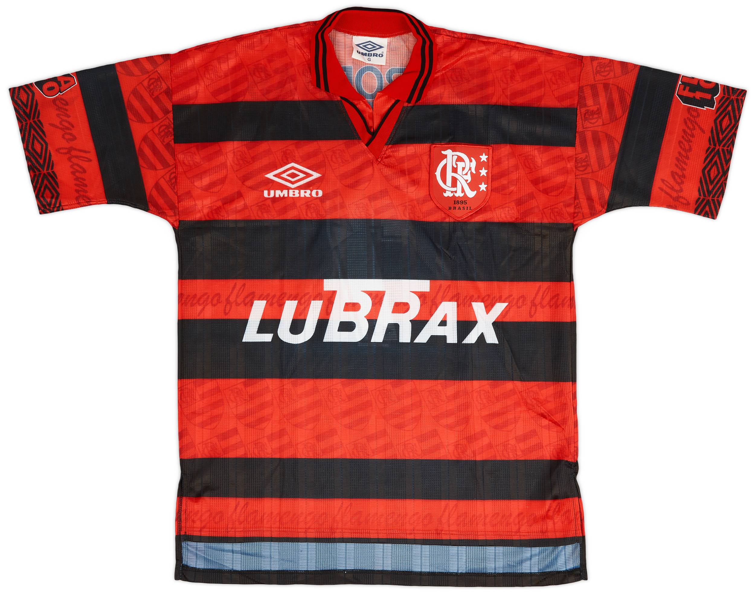 1995-96 Flamengo Centenary Home Shirt #7 - 9/10 - (L)