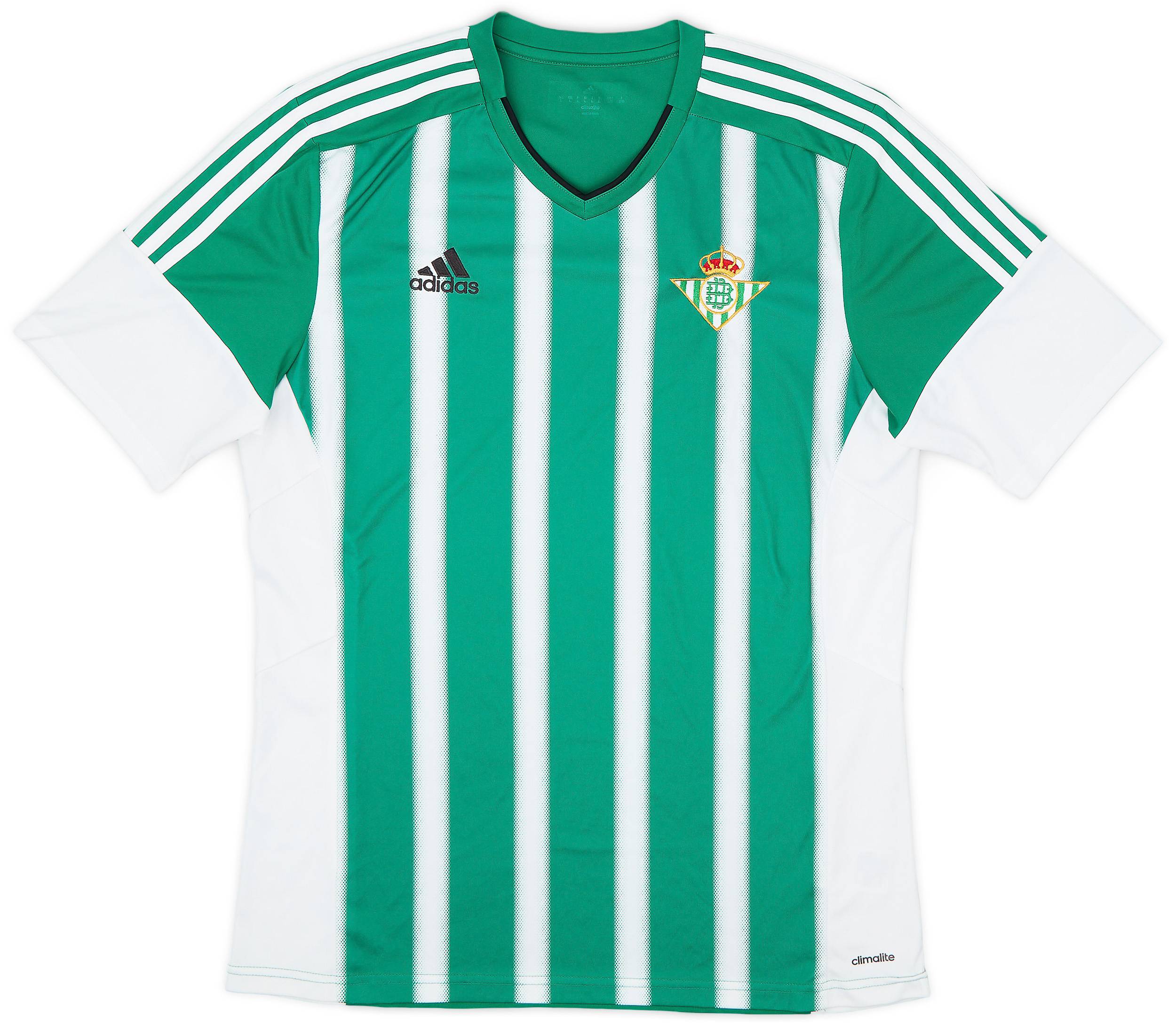 2015 16 Real Betis Home Shirt 9 10 L