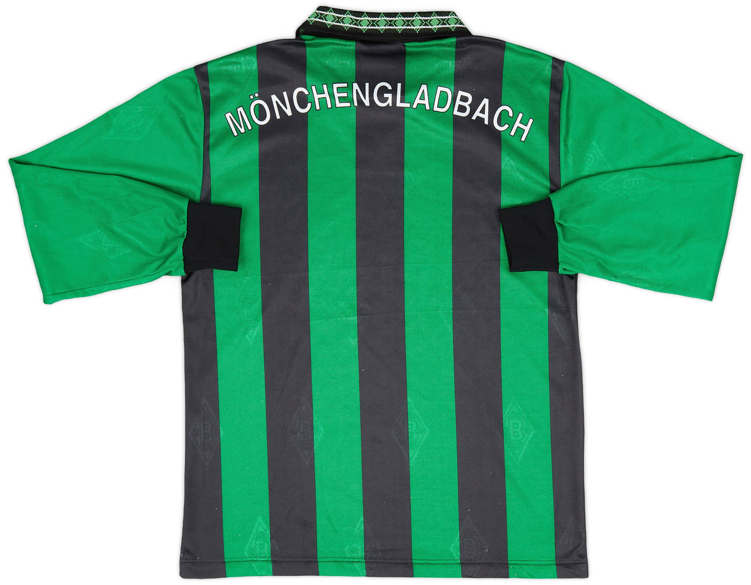 1995-96 Borussia Monchengladbach Away L/S Shirt - 8/10 - (S)