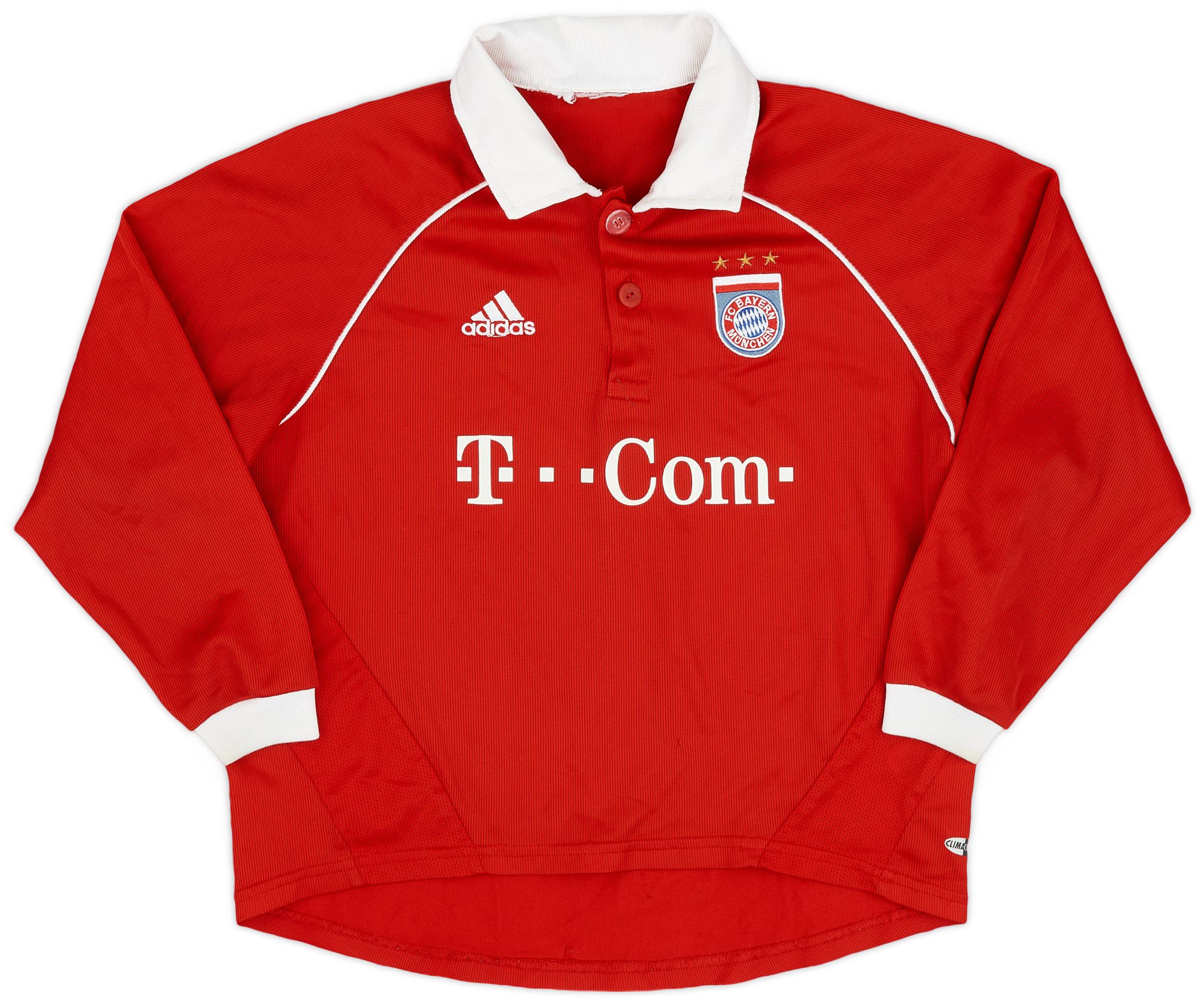 2005-06 Bayern Munich Home L/S Shirt - 8/10 - (S.Boys)