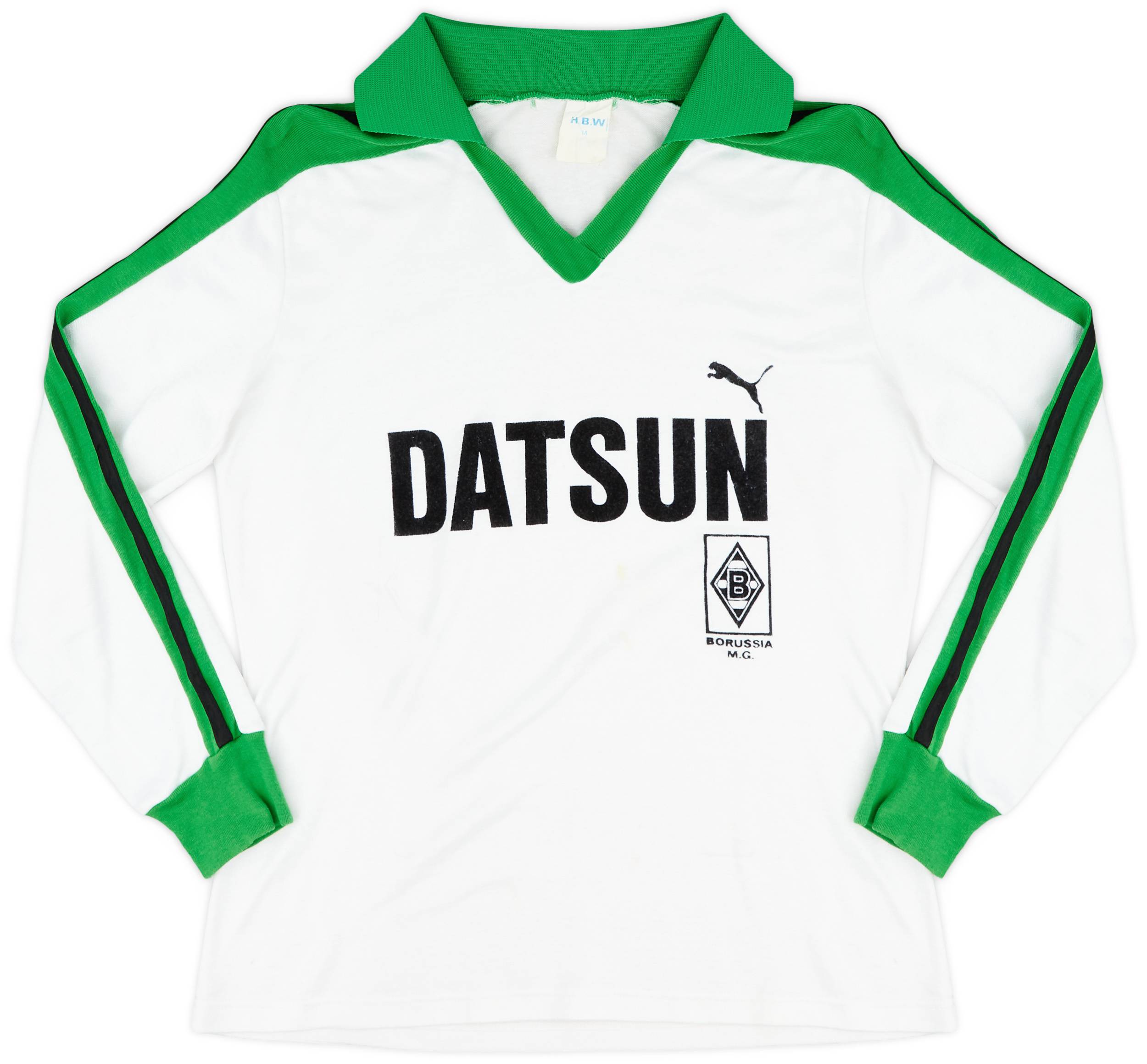 1980-83 Borussia Monchengladbach Home L/S Shirt - 7/10 - (M)