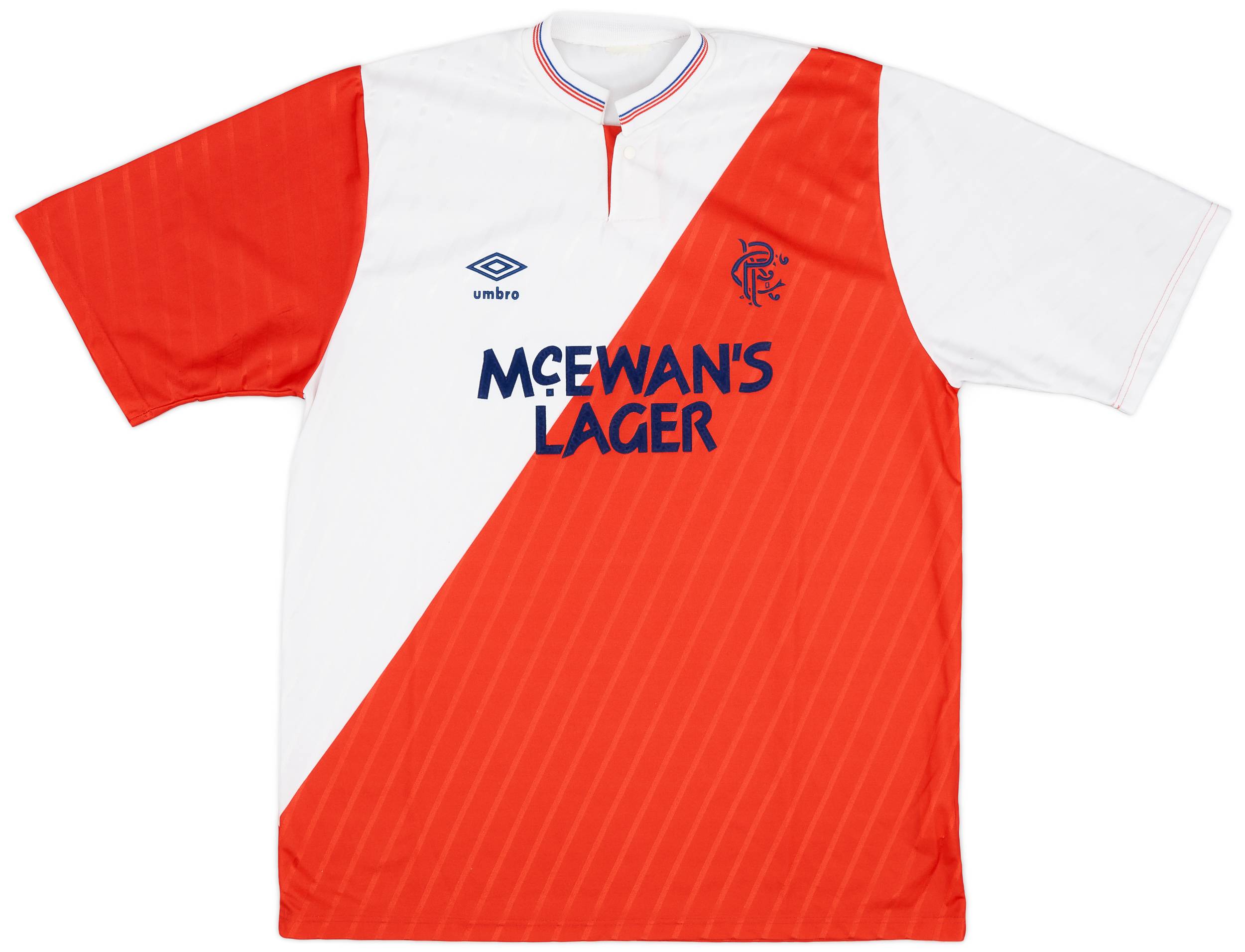 1987-90 Rangers Away Shirt - 9/10 - (XL)