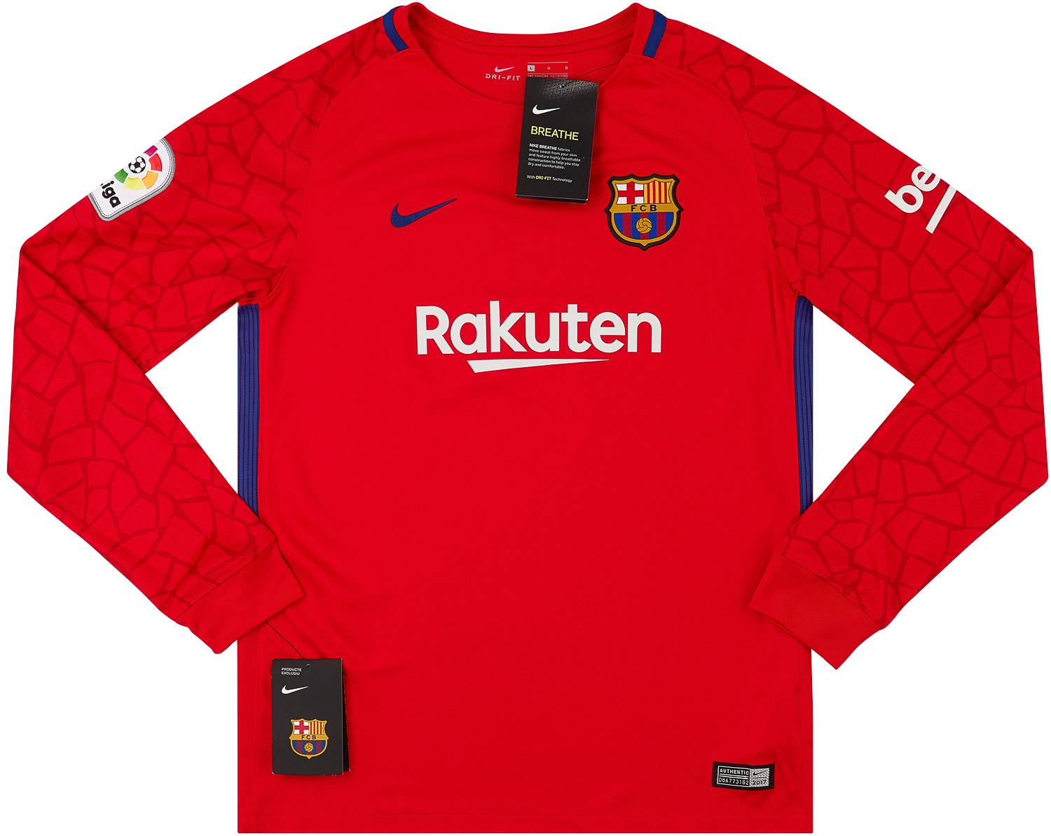2017-18 Barcelona GK Shirt *w/Tags* XL.Kids