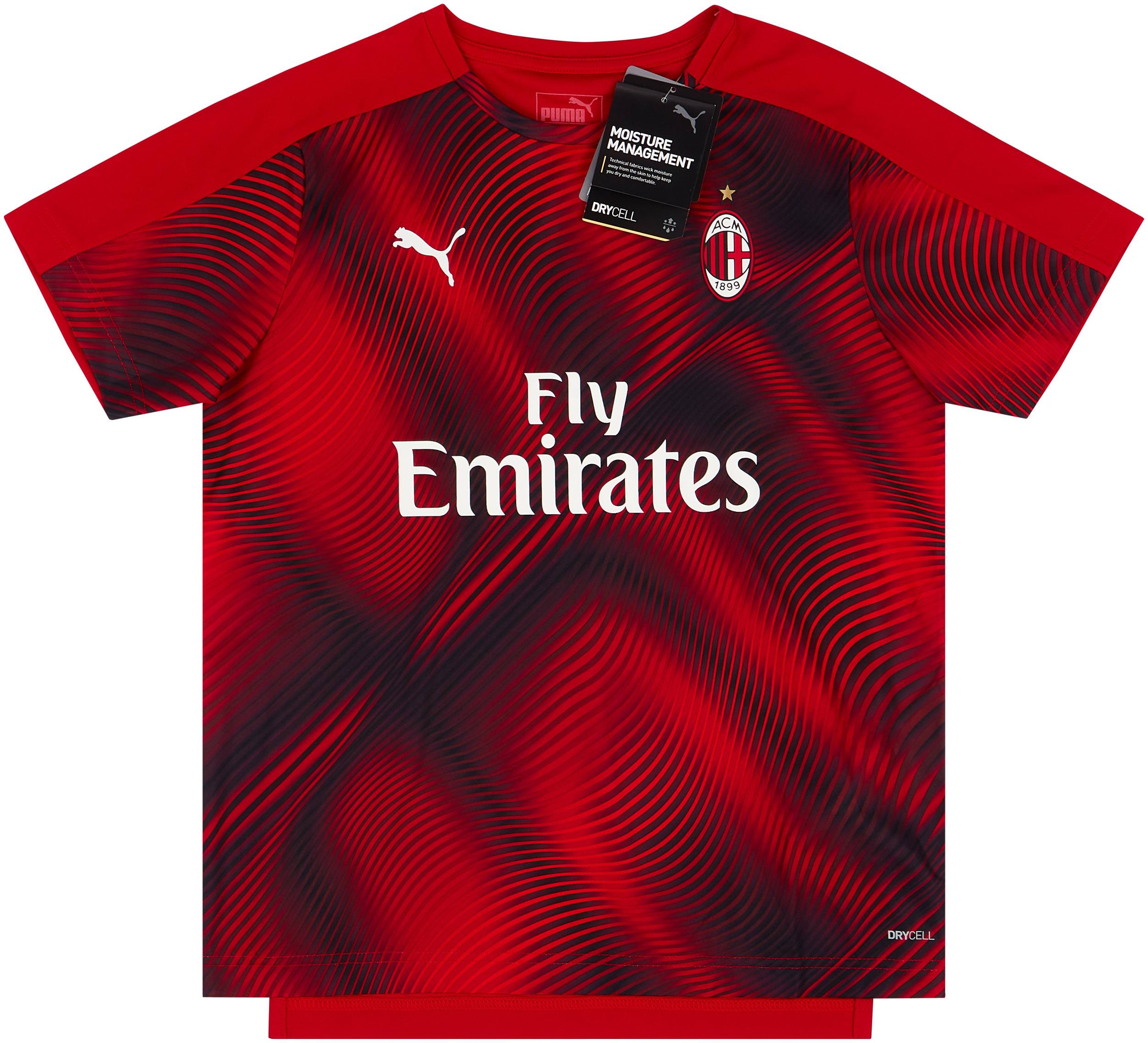 2019 20 AC Milan Puma Stadium Training Shirt NEW KIDS