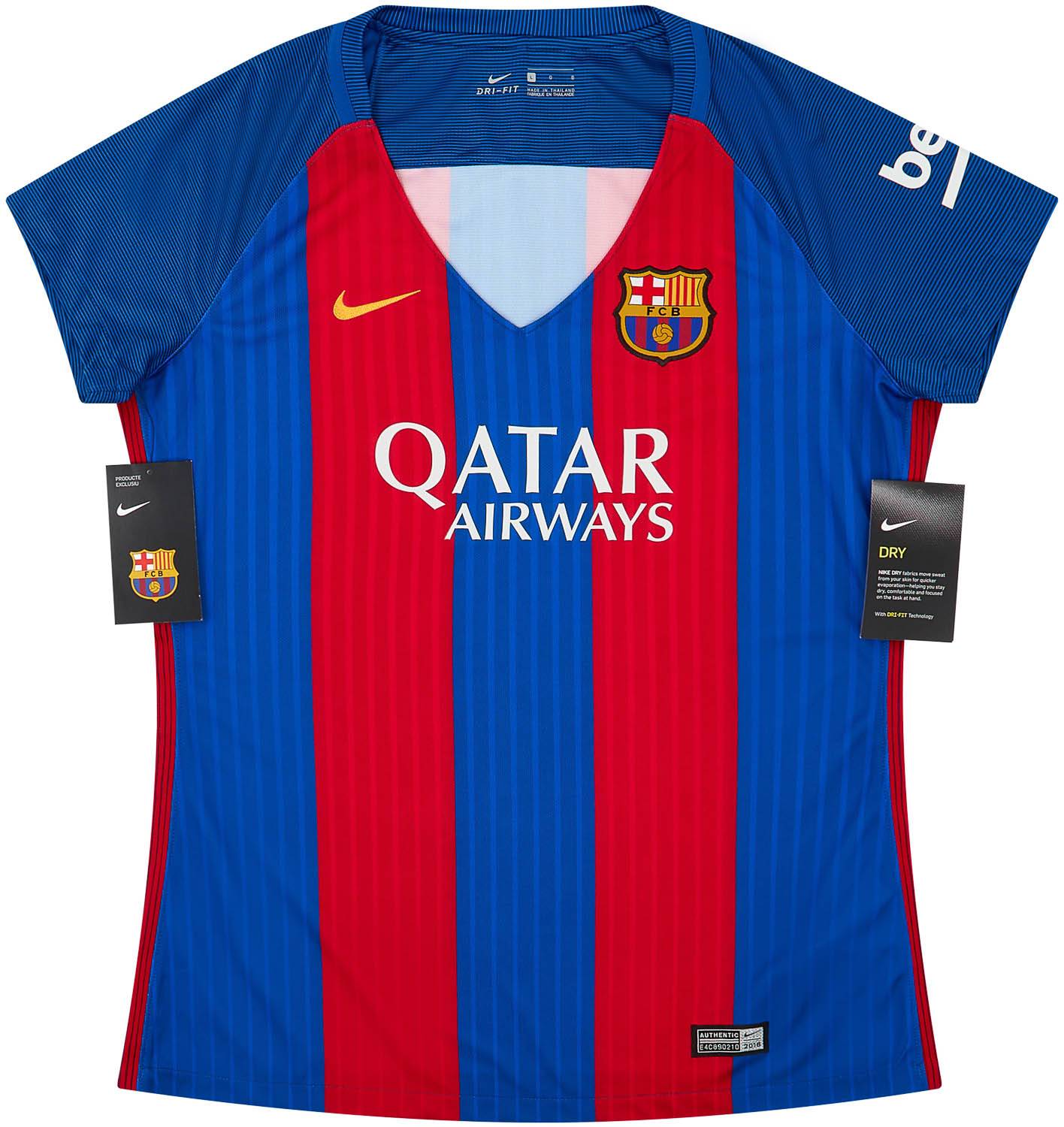 2016-17 Barcelona Home Shirt Womens (L)
