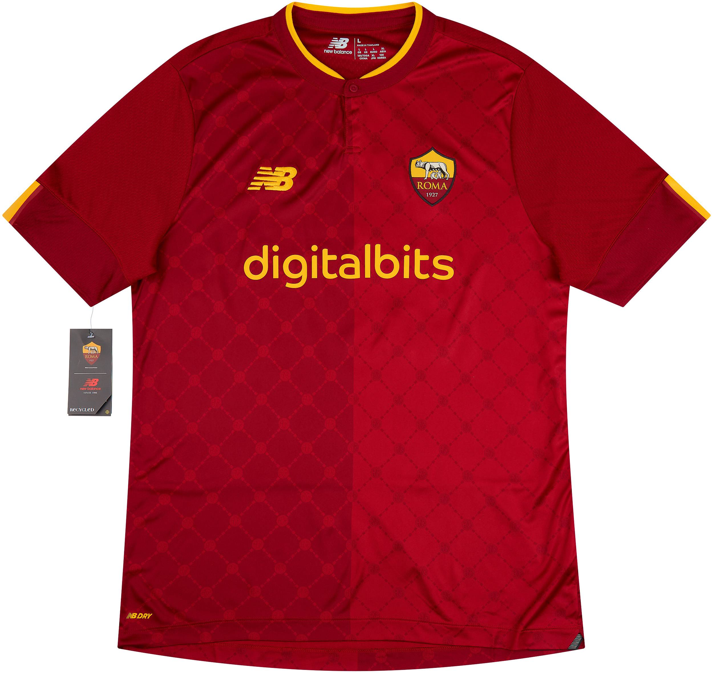 2022-23 Roma Home Shirt Dybala #21