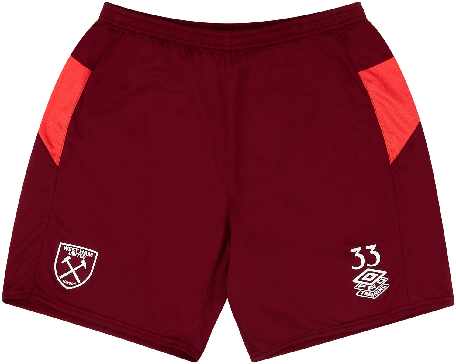 2021-22 West Ham Player Issue Training Shorts #