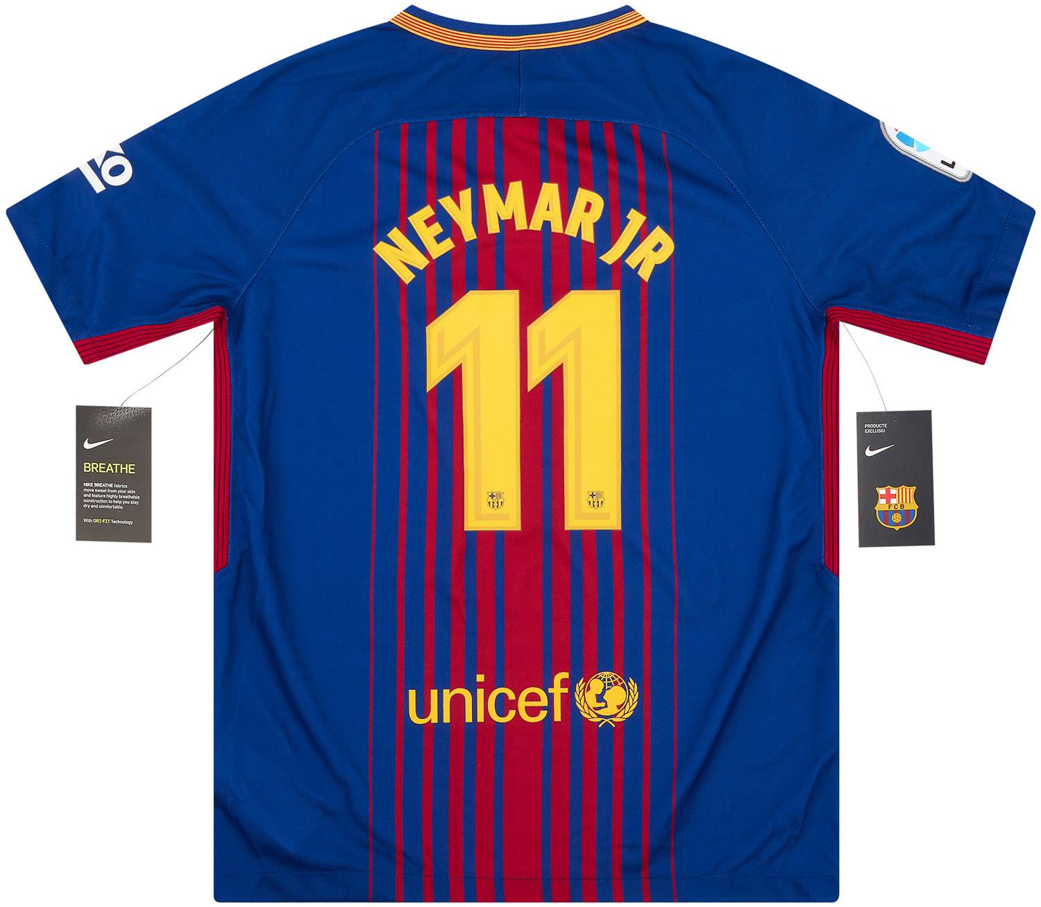 2017-18 Barcelona Home Shirt Neymar Jr #11 KIDS