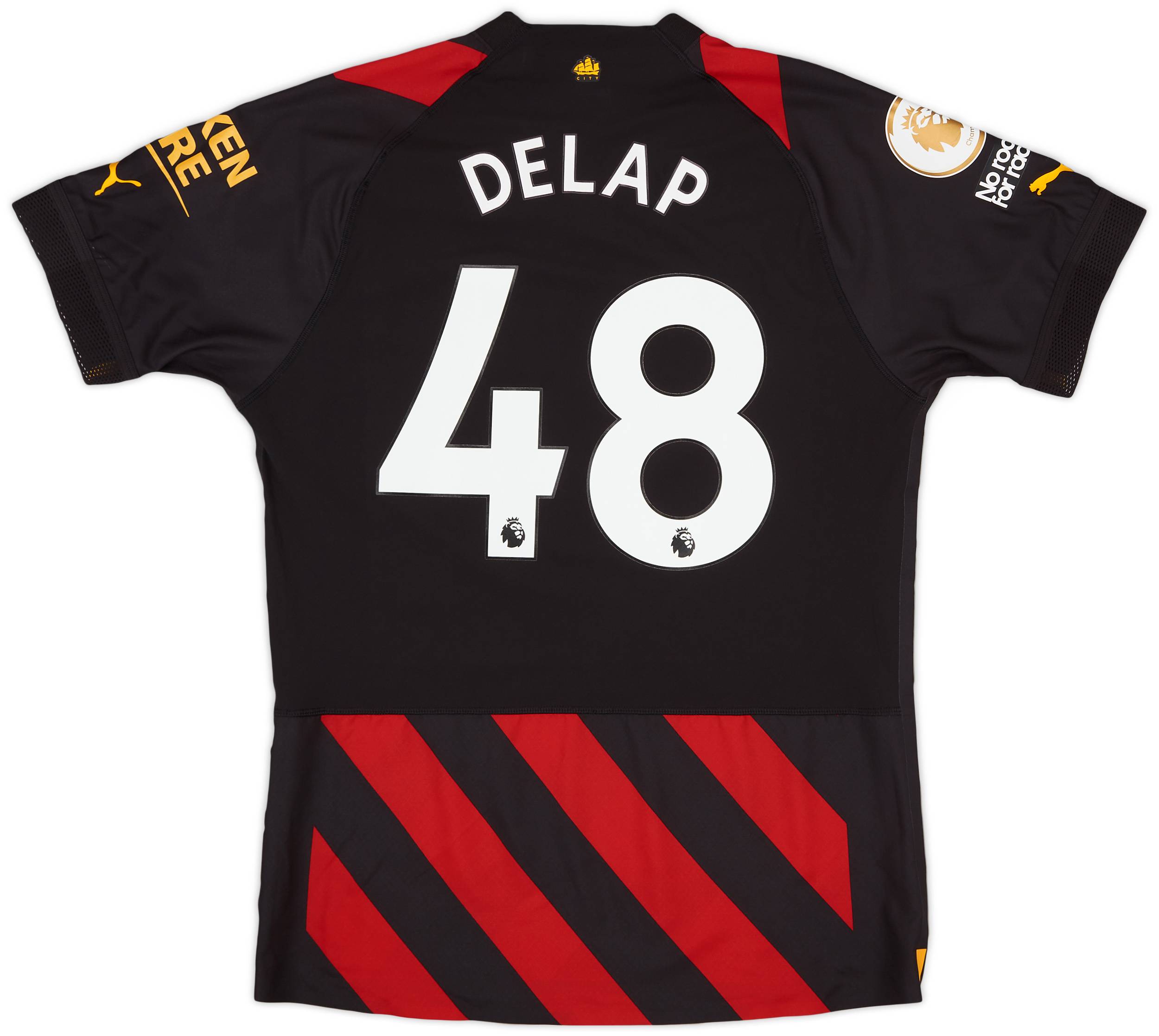 2022-23 Manchester City Match Issue Away Shirt Delap #48 - As New - (L)