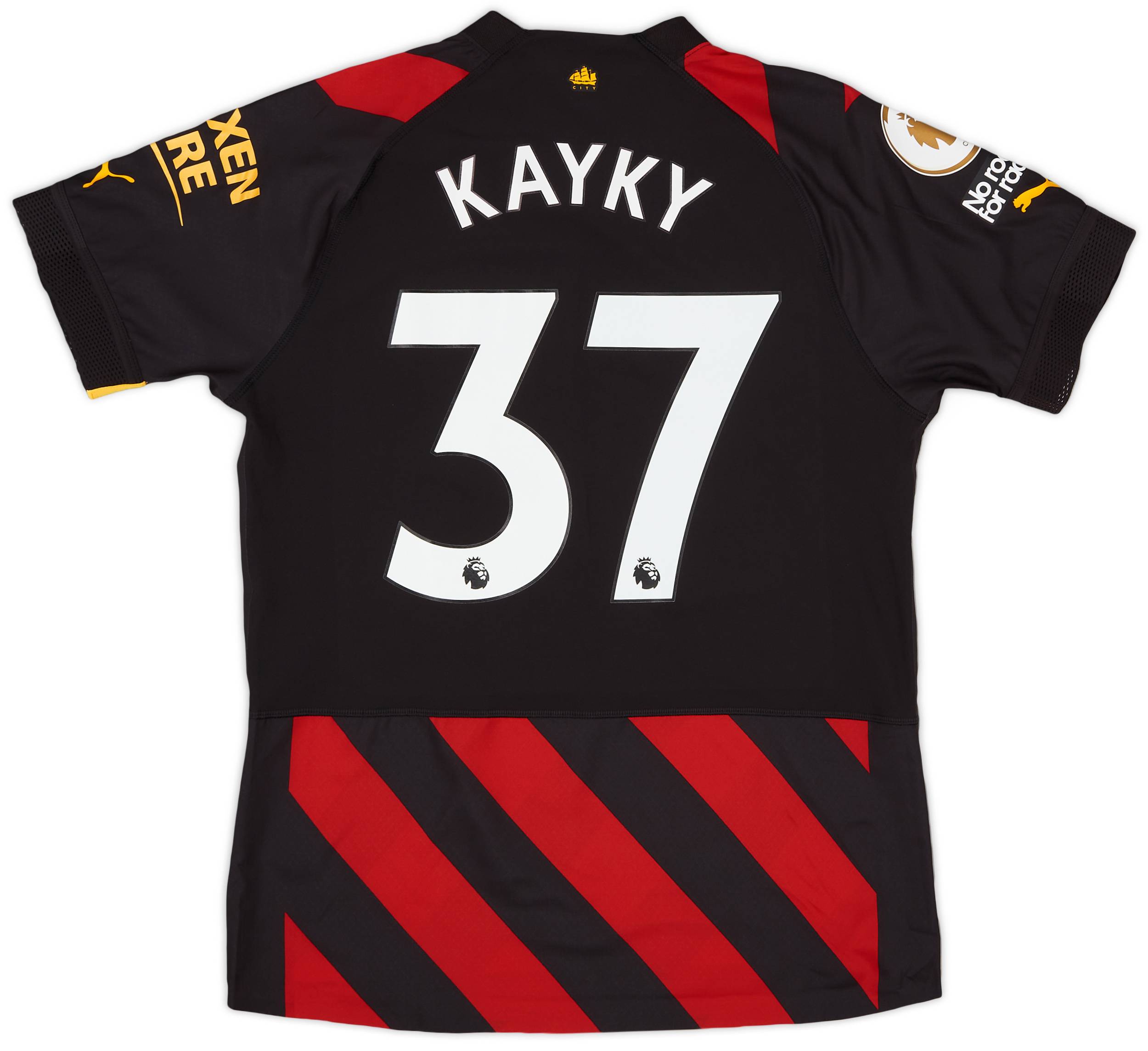 2022-23 Manchester City Match Issue Away Shirt Kayky #37 - As New - (S)