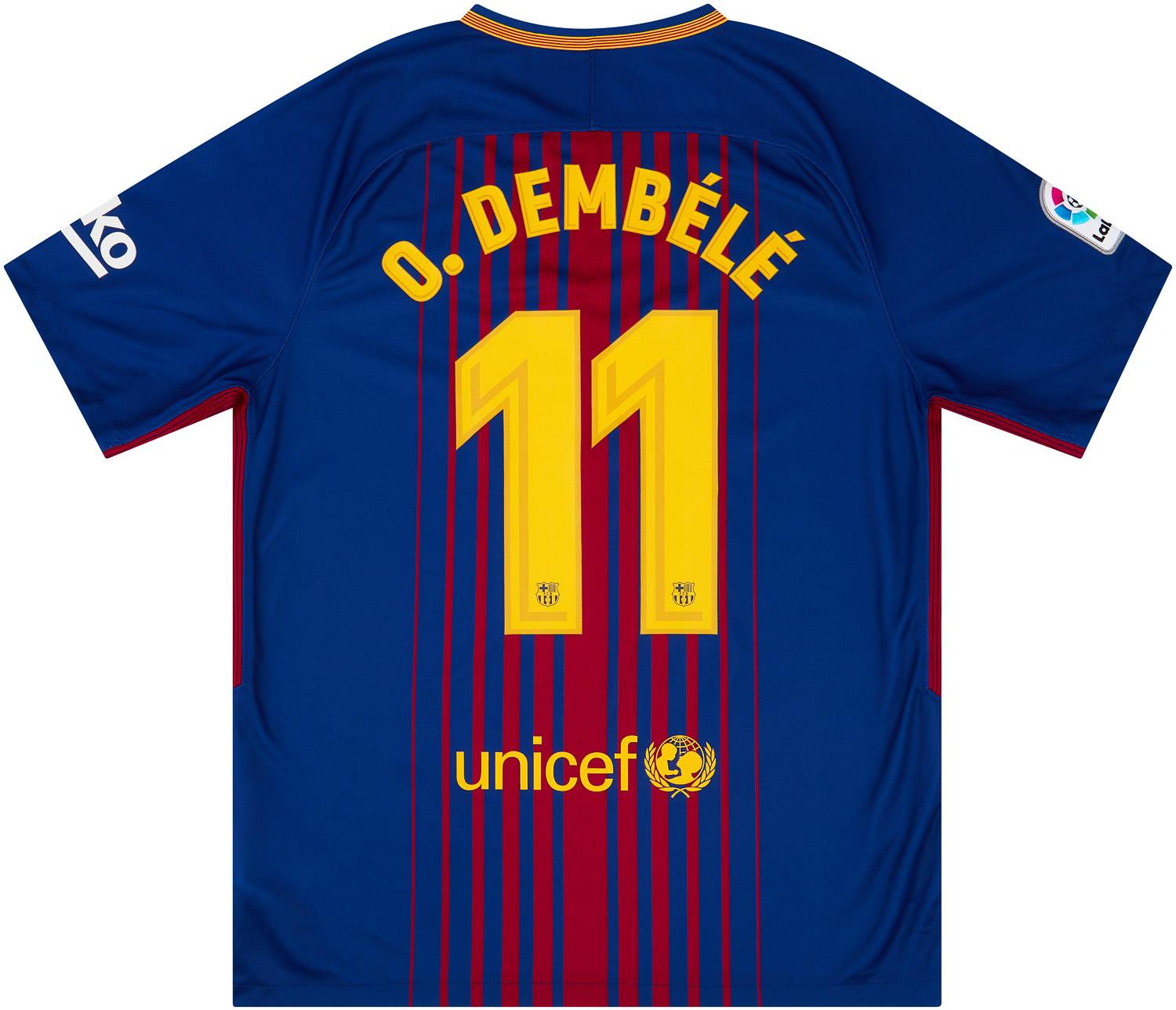 2017-18 Barcelona Home Shirt O. Dembélé #11
